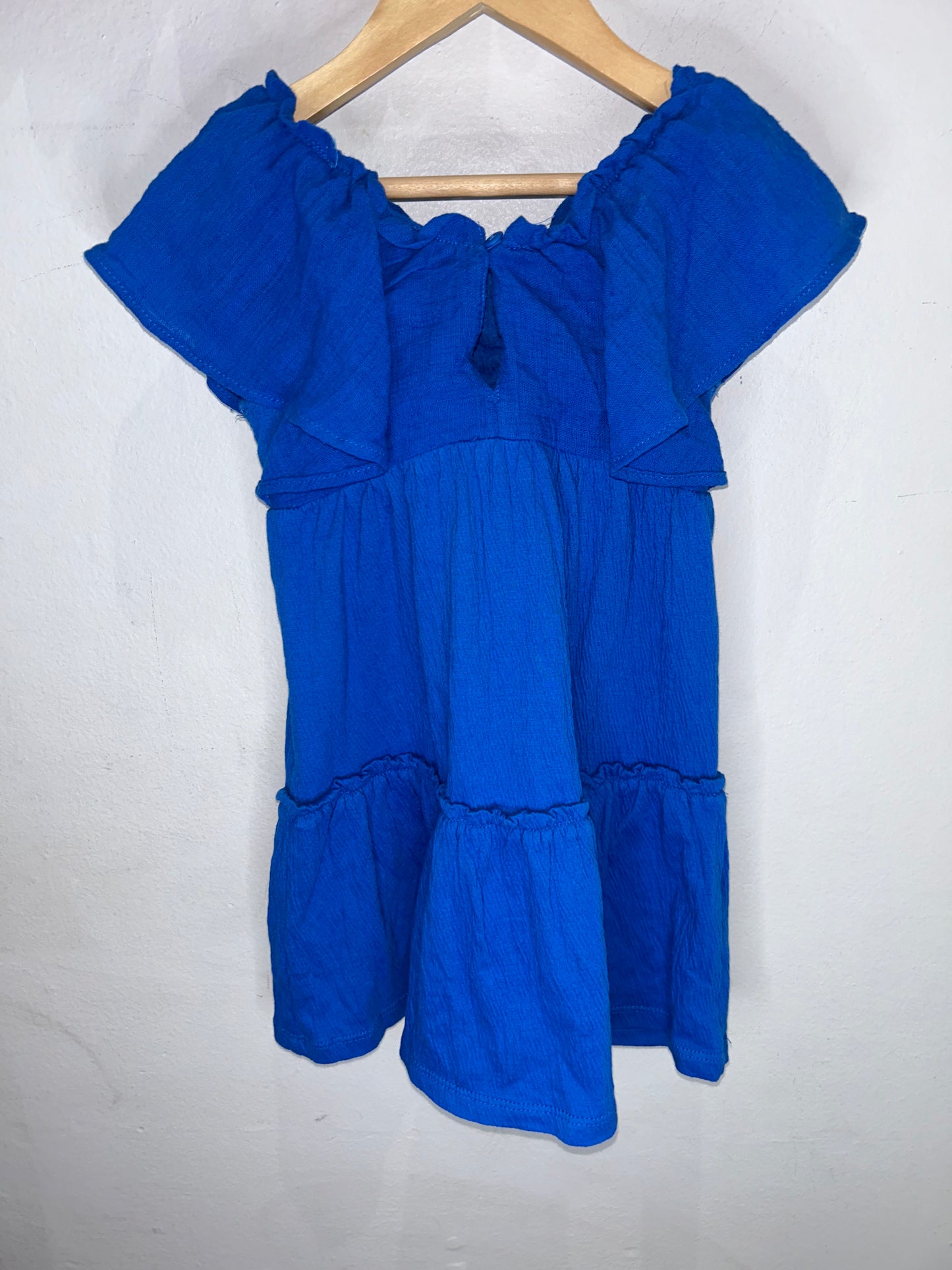 Blue bow minidress 5y