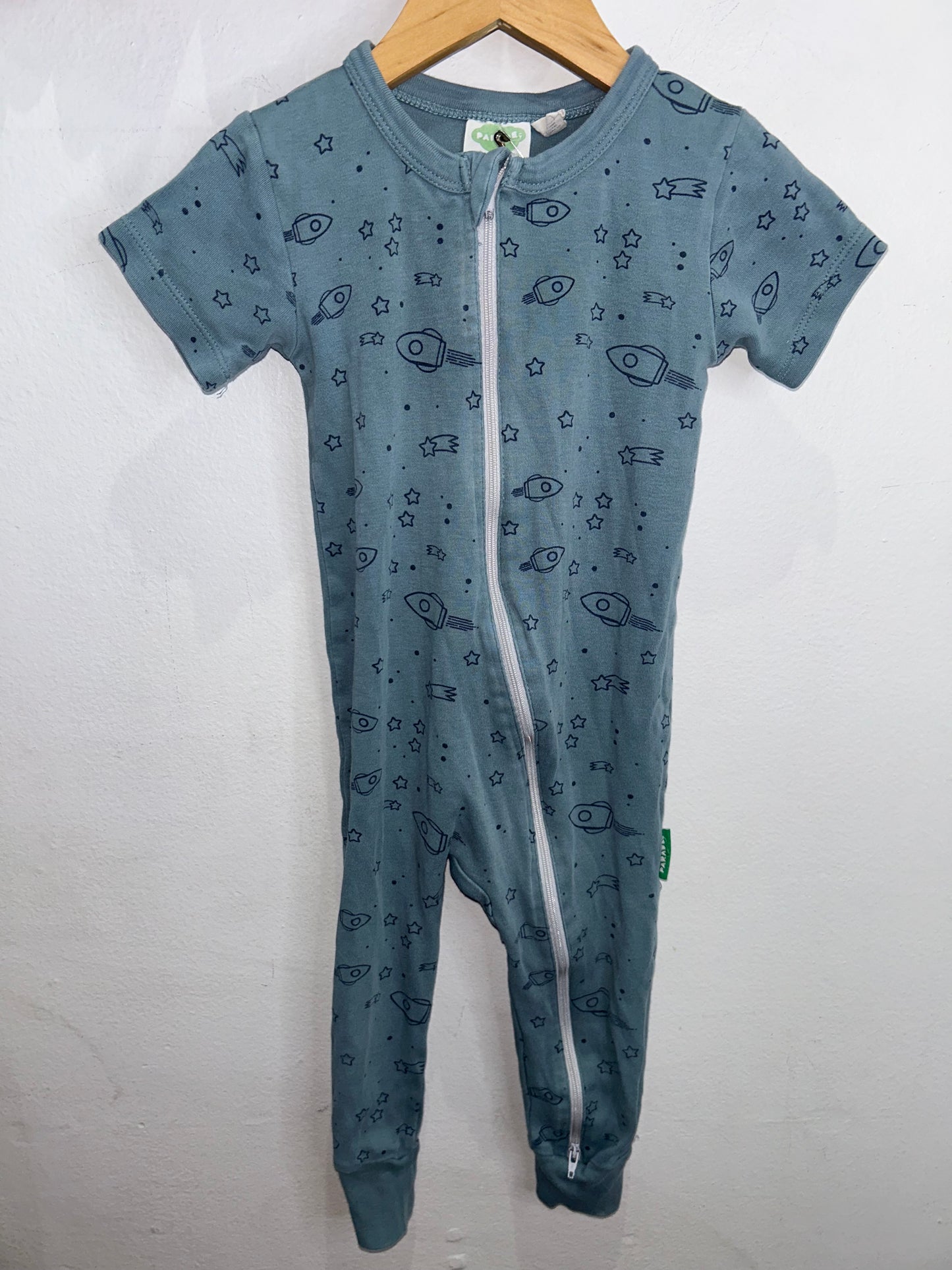 Parade Organics rocket ship sleeper 2y