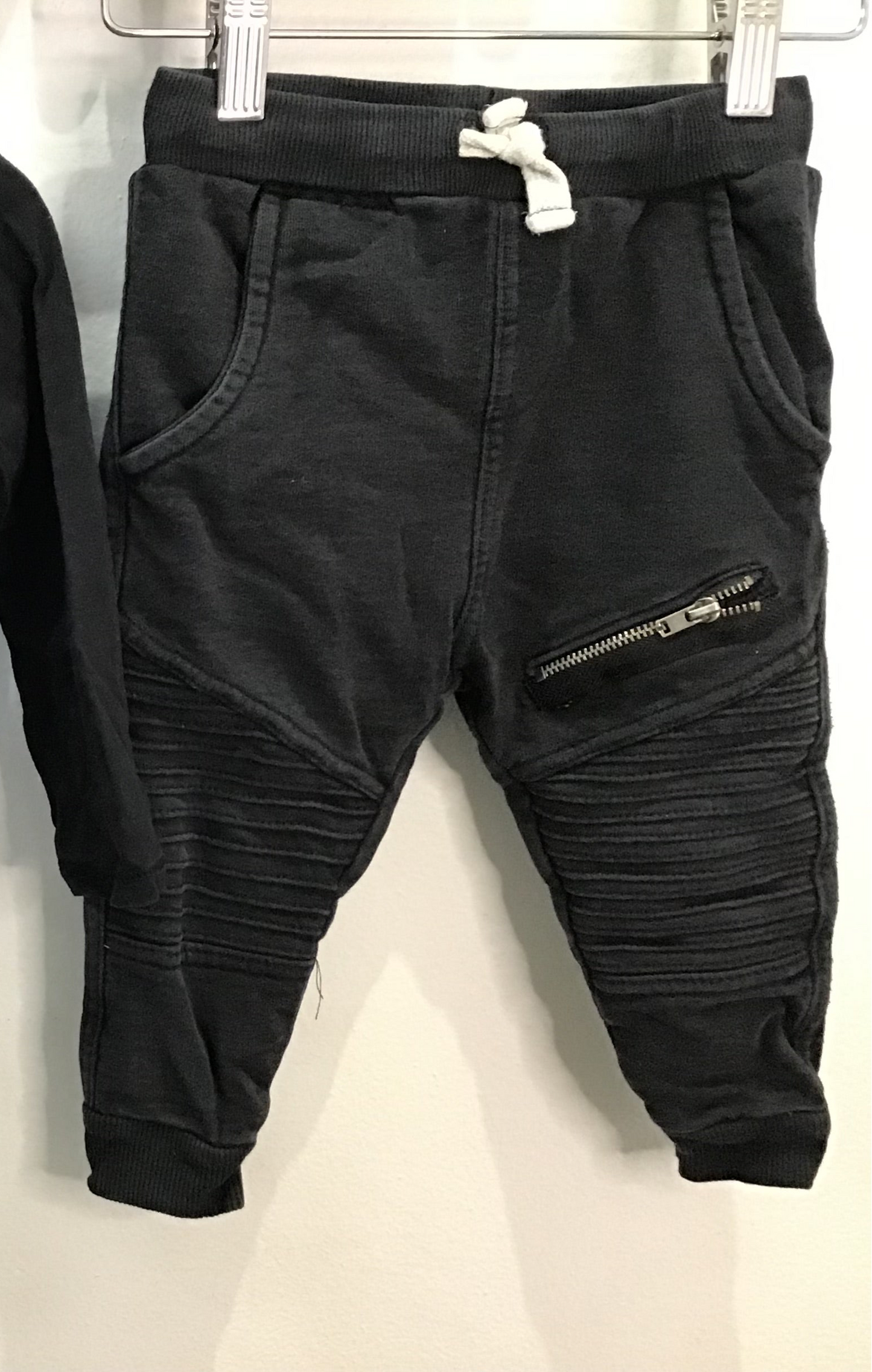 Zip detail joggers 12-18m