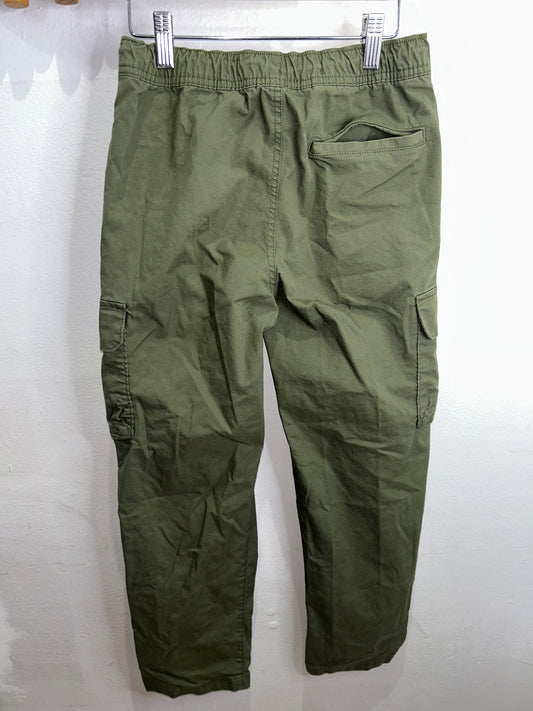 Olive tech taper pants 10-12y