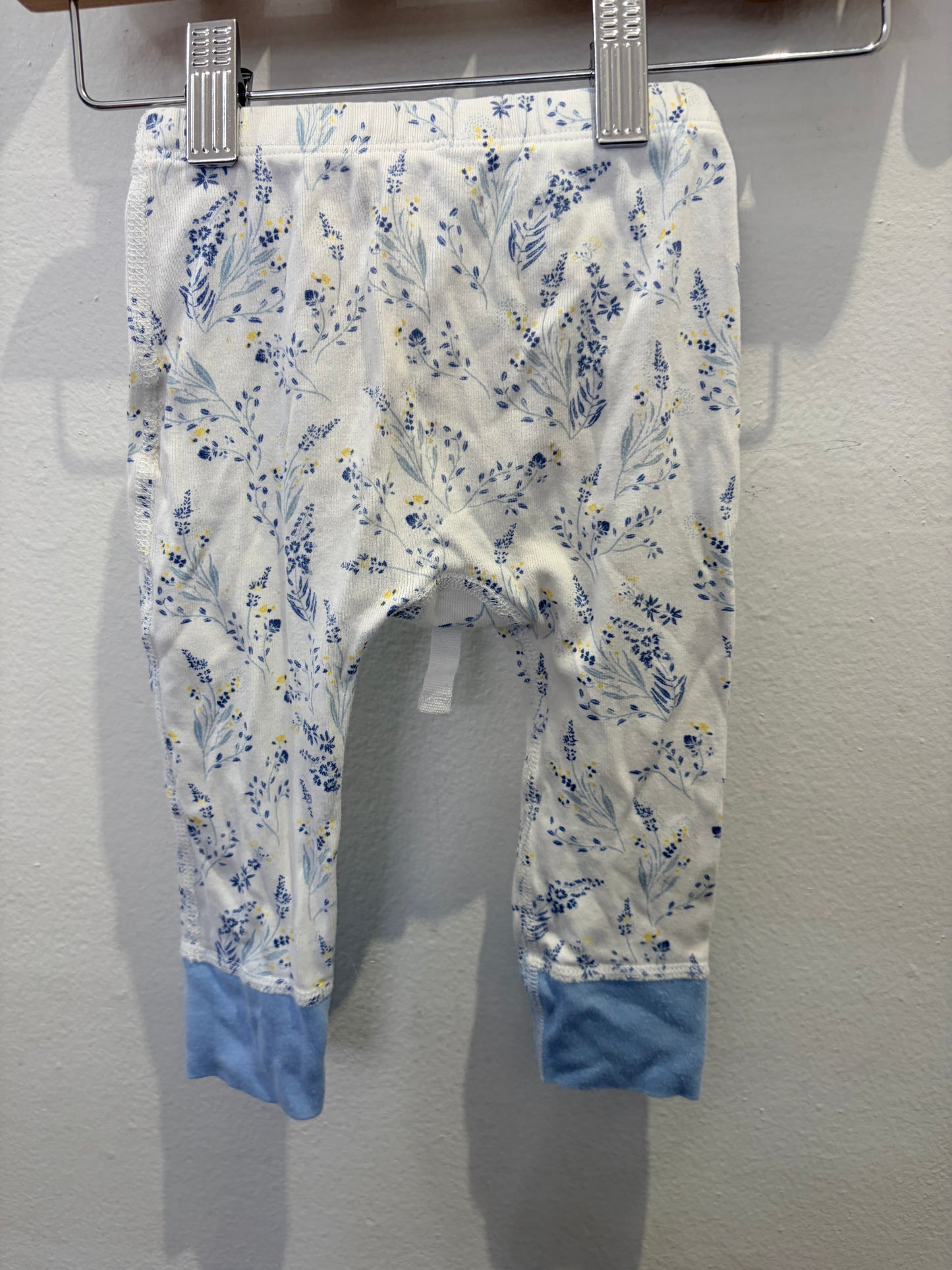 Sapling floral pants 6-12m