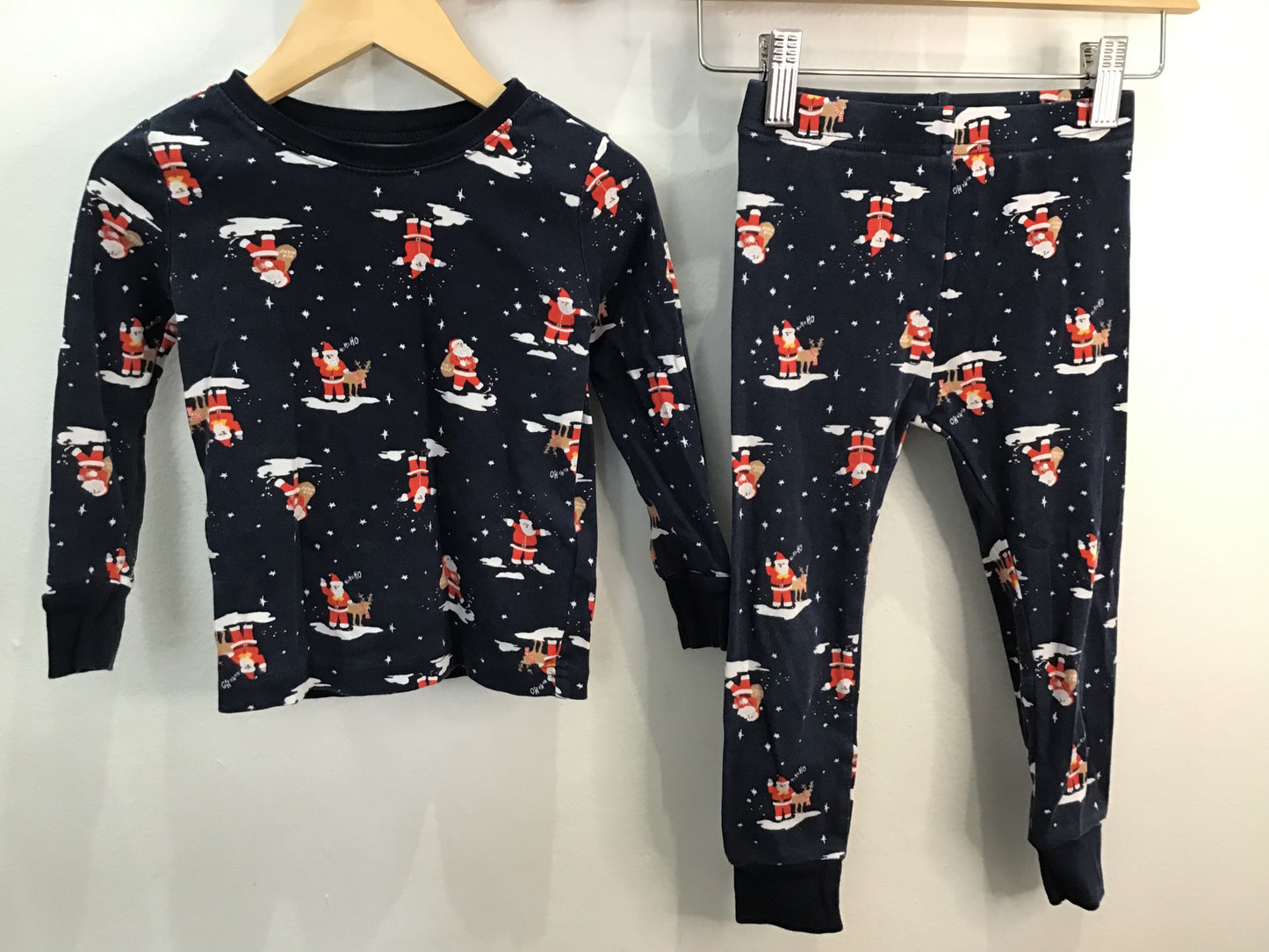 Pyjamas navy Santa 3y