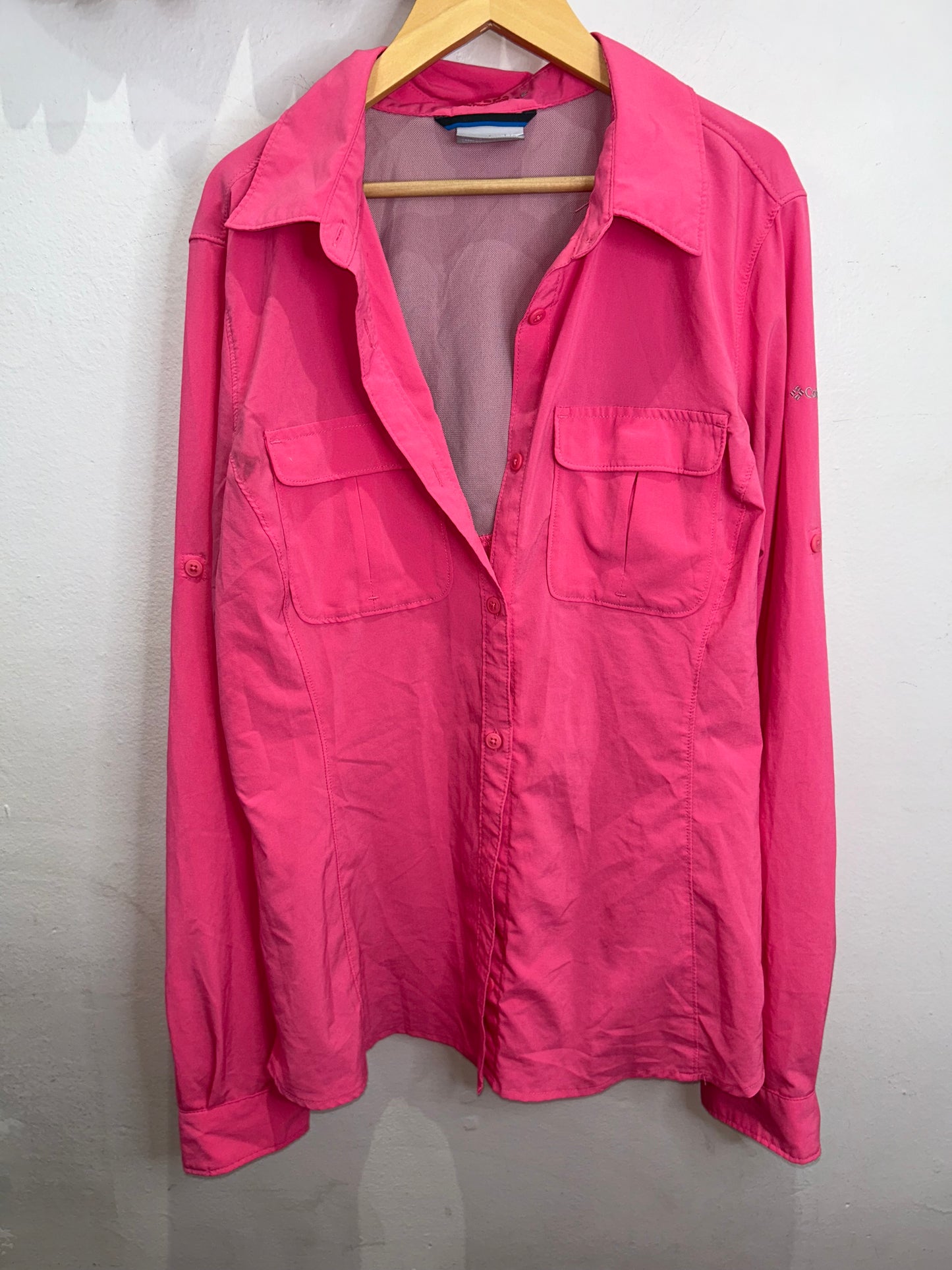 Columbia hiking shirt hot pink - adult M