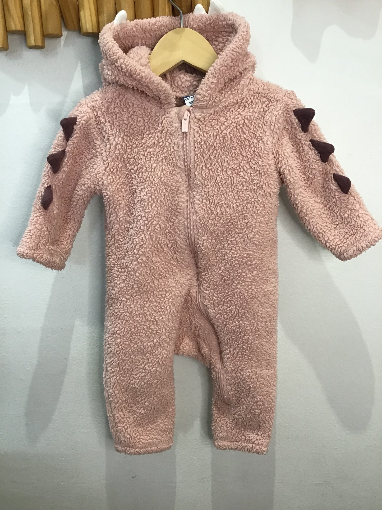 Pink monster bunting 6-12m