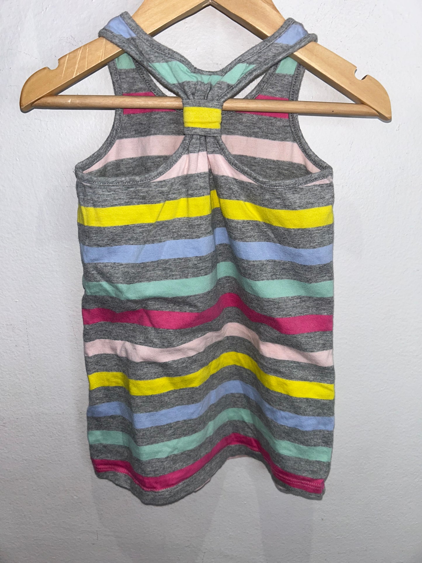 Grey stripes dress 18-24m