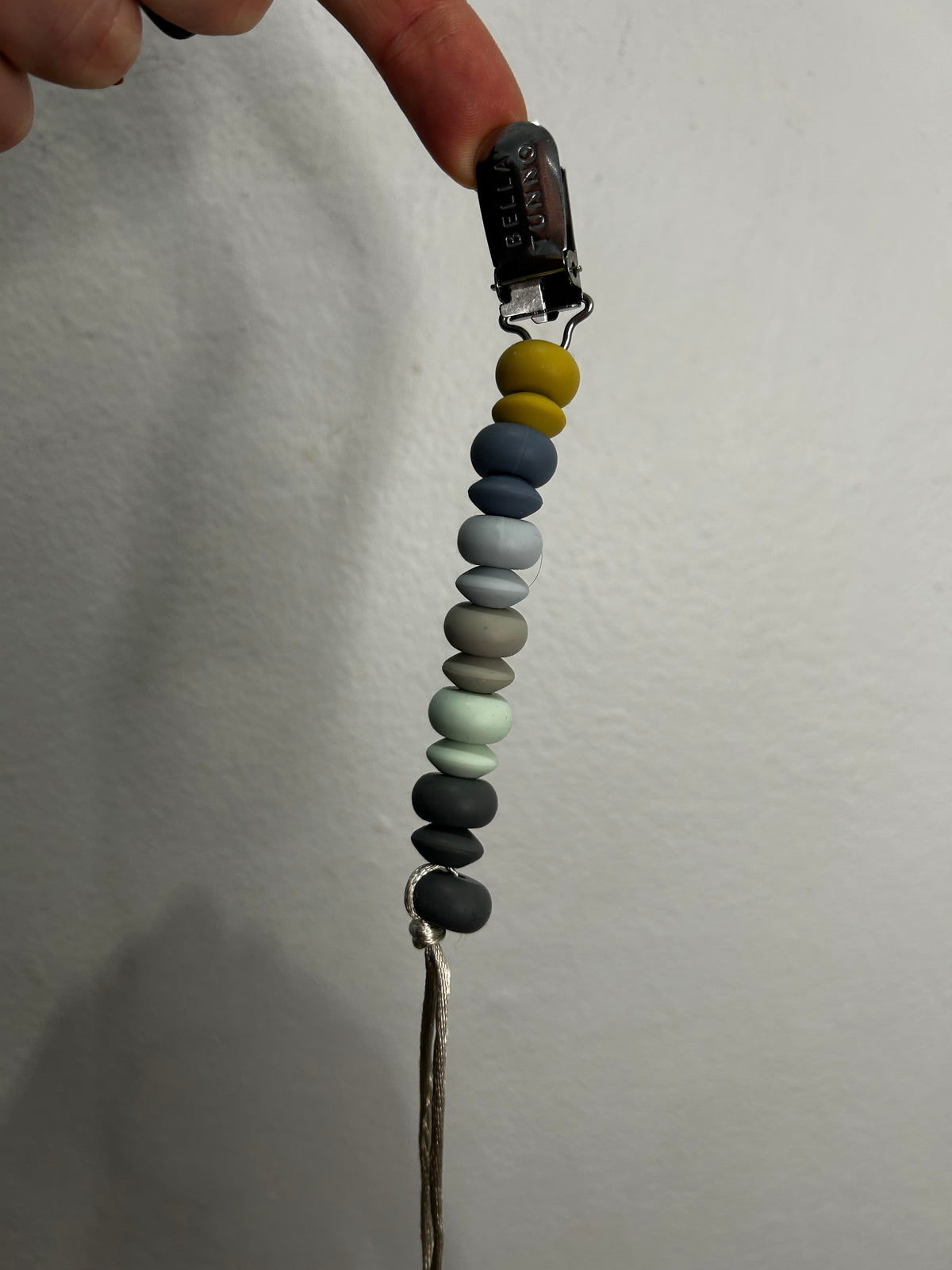 Beaaded pacifier holder B
