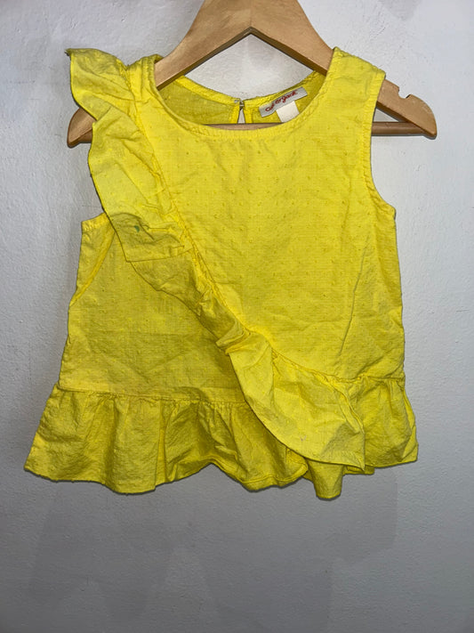 Yellow shorty set 4y*