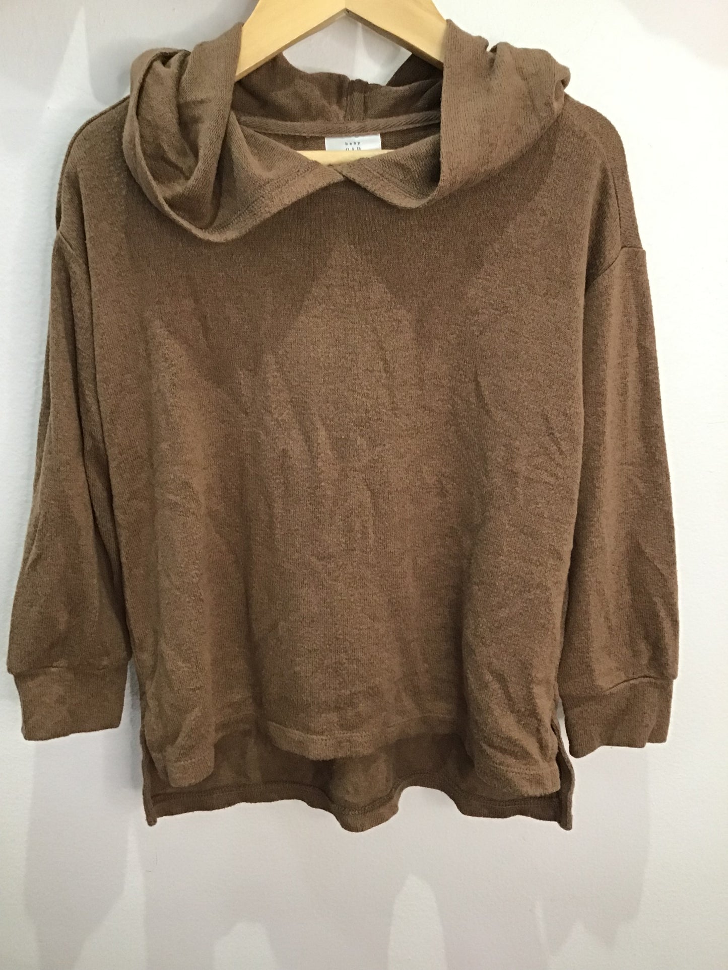 Very soft brown hoodie 3y