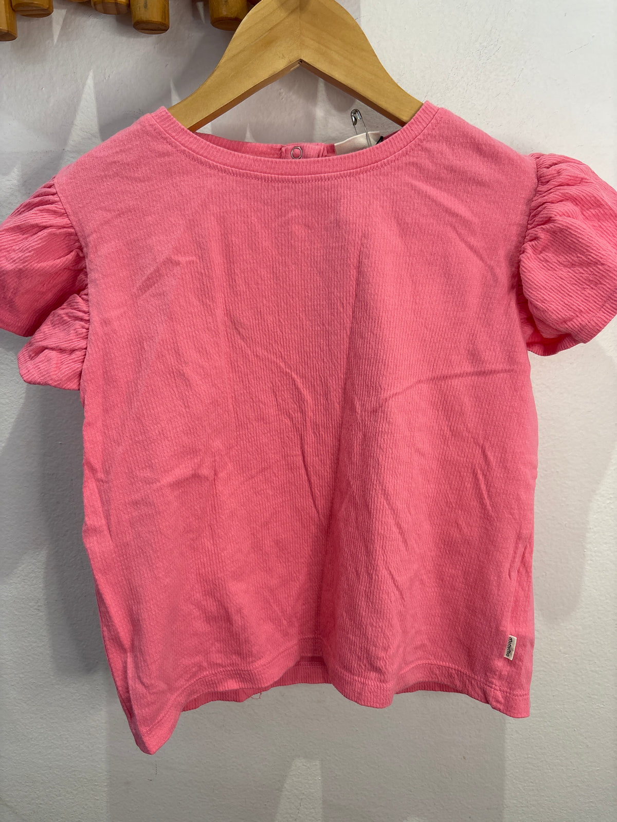 Peach organic cotton tee 5y