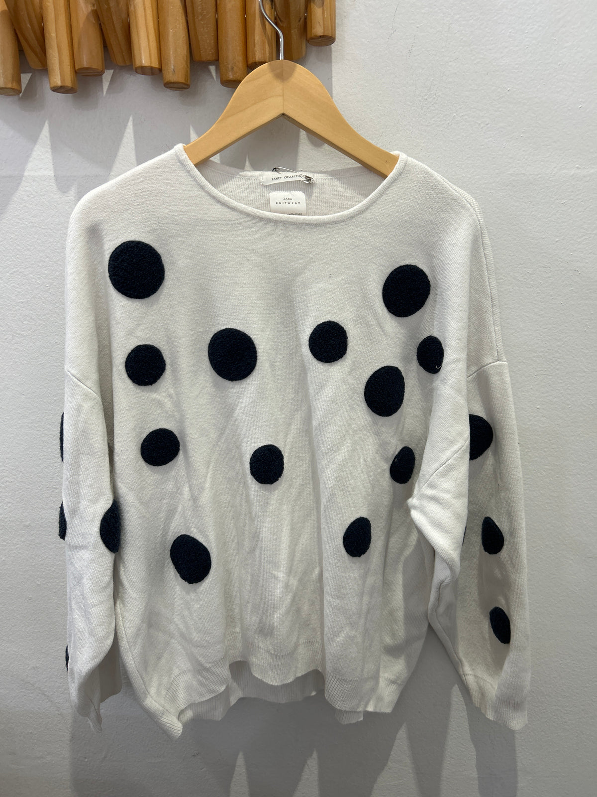 Tufted dots sweater 10y