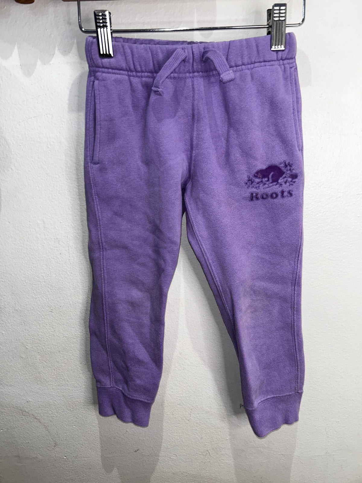 Roots purple jogger set 4y