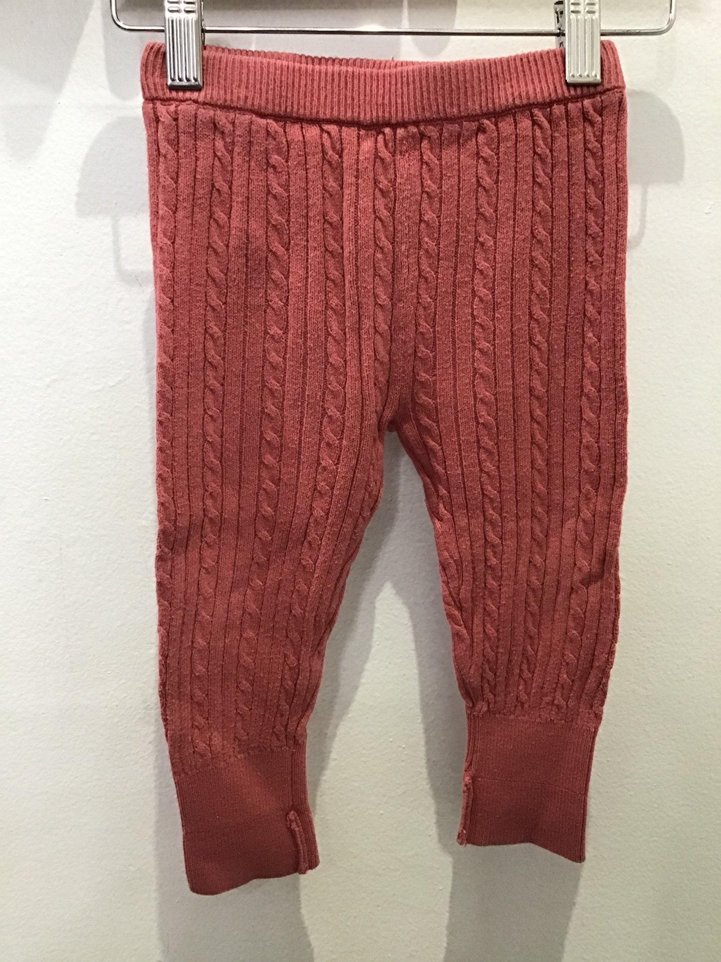 Peach sweater pants 12-18m