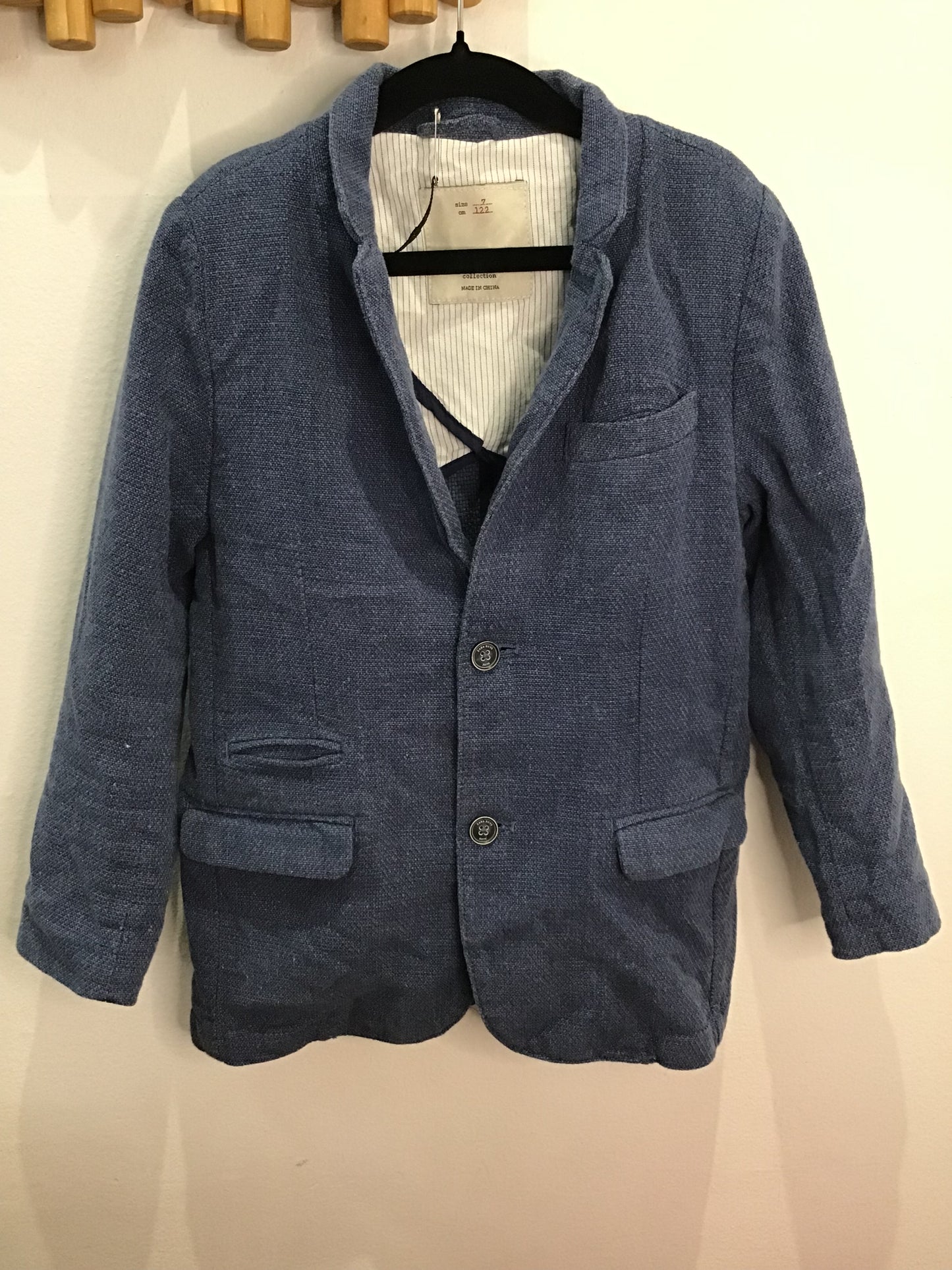 Blue breezy blazer 8y