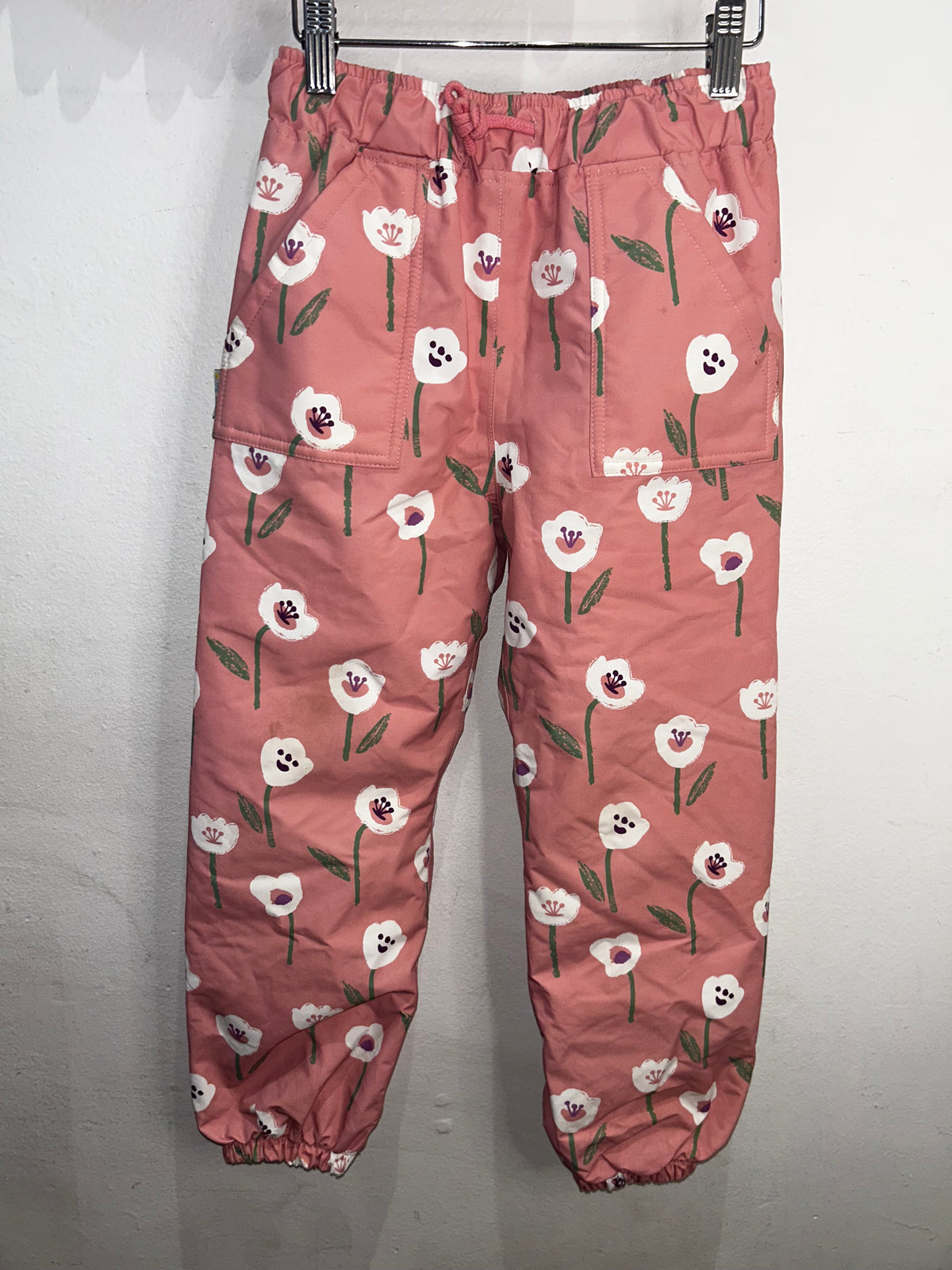 Jan & Jul fleece lined rain pants 6-8y