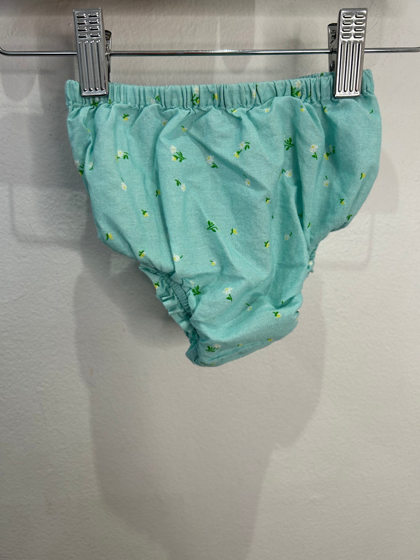 Aqua mini dress and bloomers 6-12m