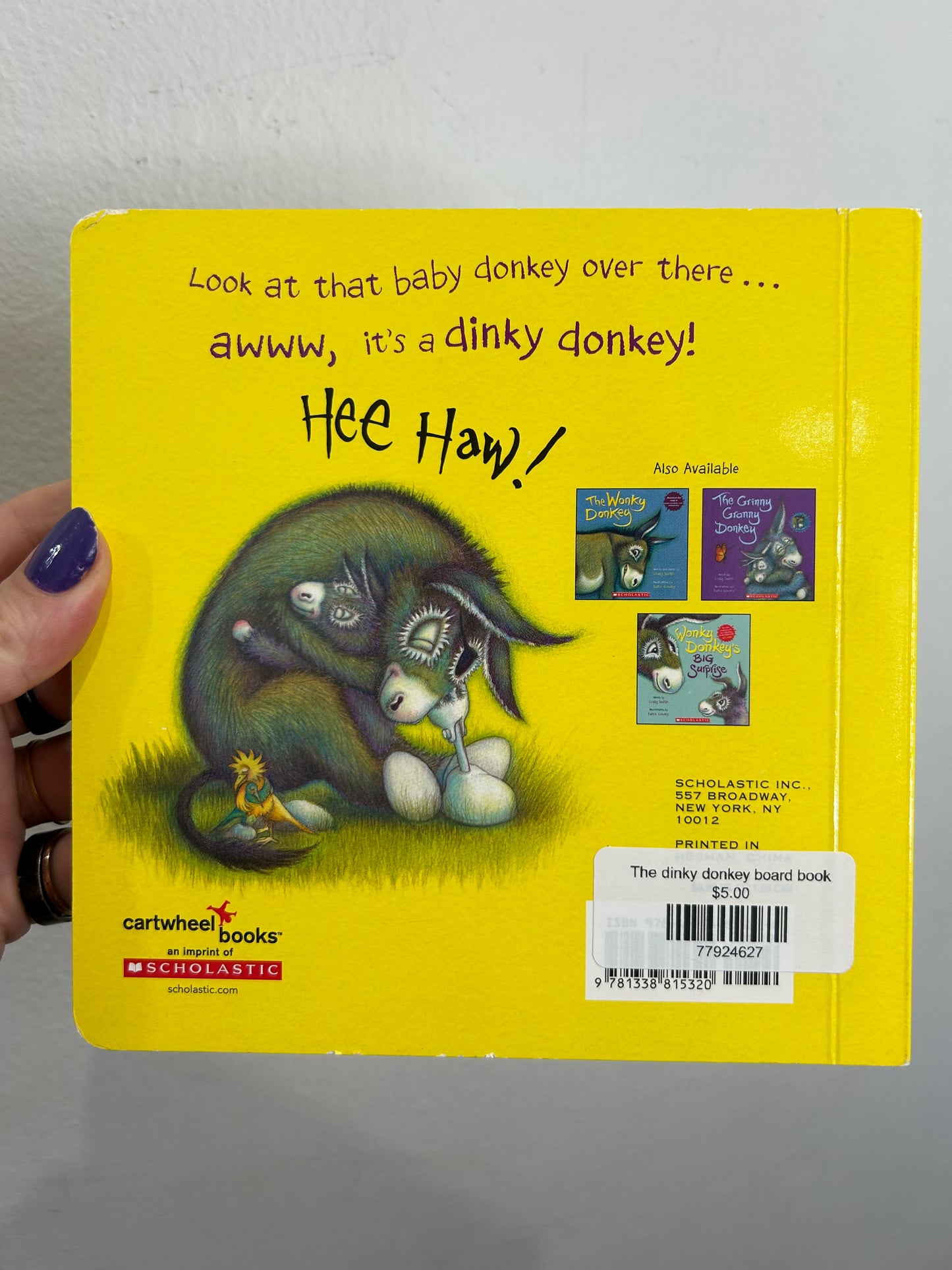 The dinky donkey board book