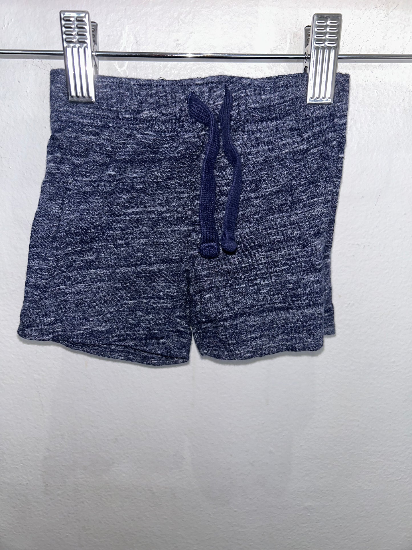 Navy shorts 3-6m