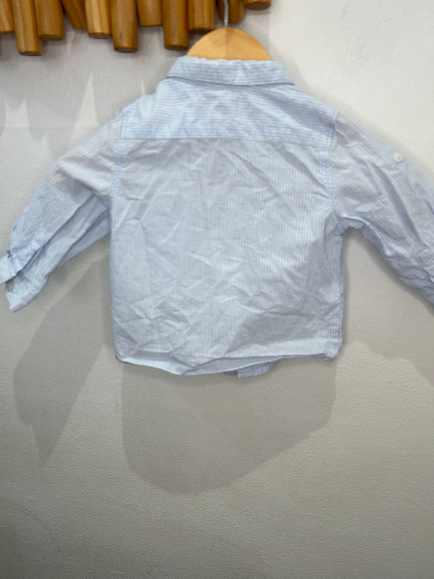 Dressy striped shirt 3-6m