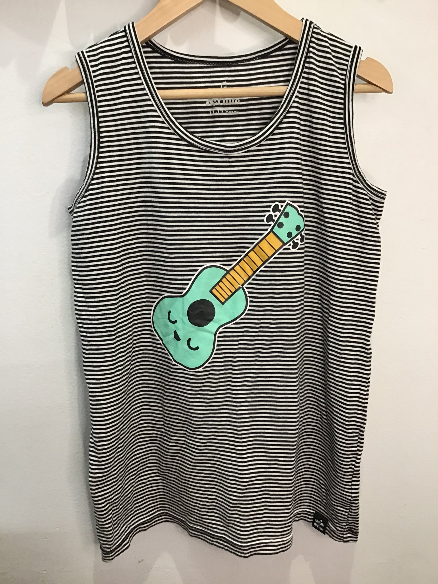 Whistle & Flute guitar tanktop 11-12y