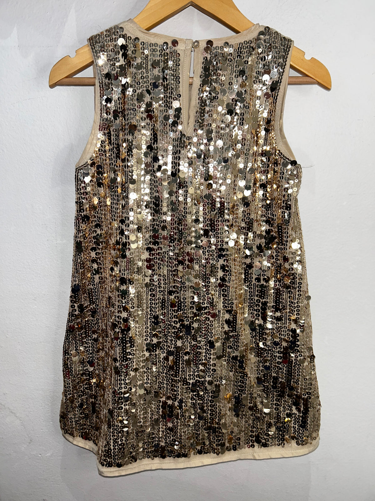 Gold sparkly dress 6y