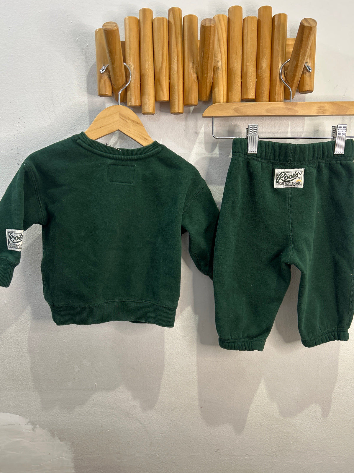 Roots forest green set 6-12m
