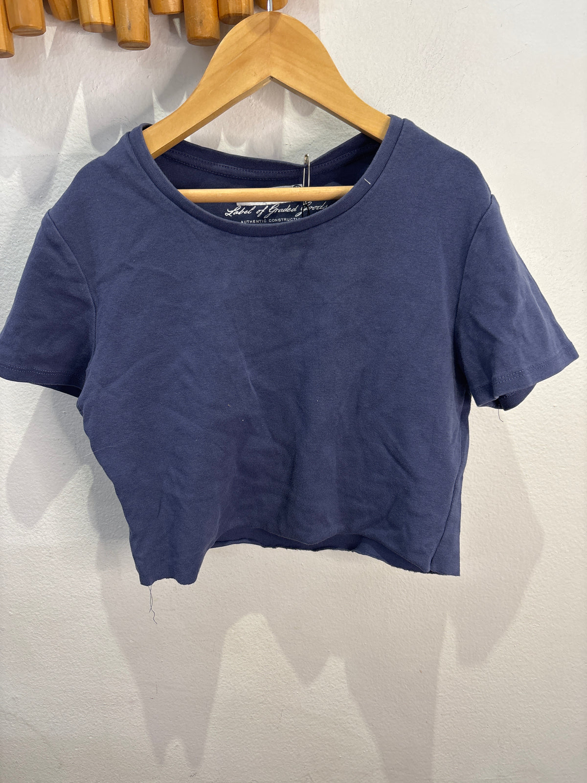 Purple crop top adult S (14y)