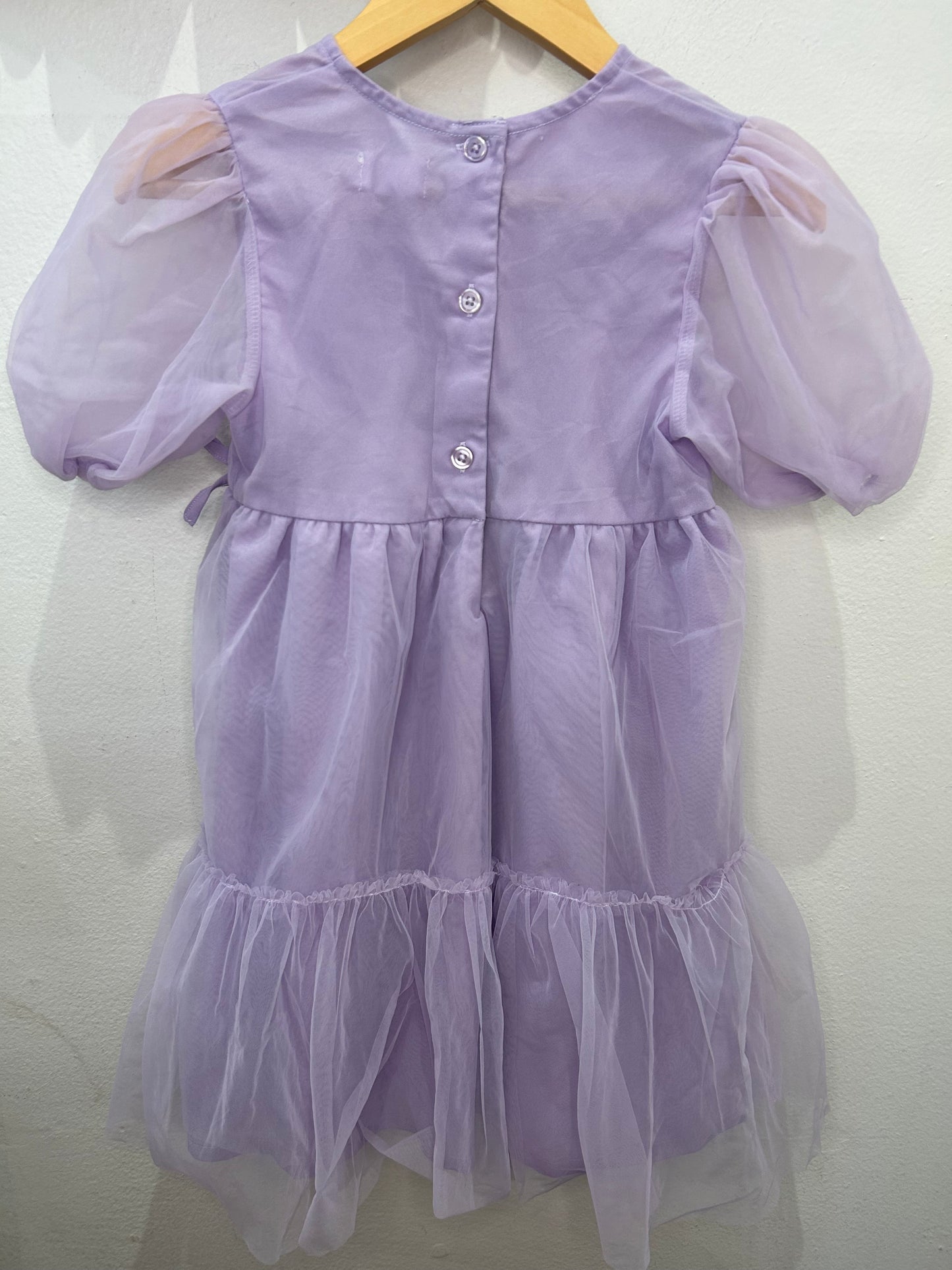 Lavender tulle dress 4-5y