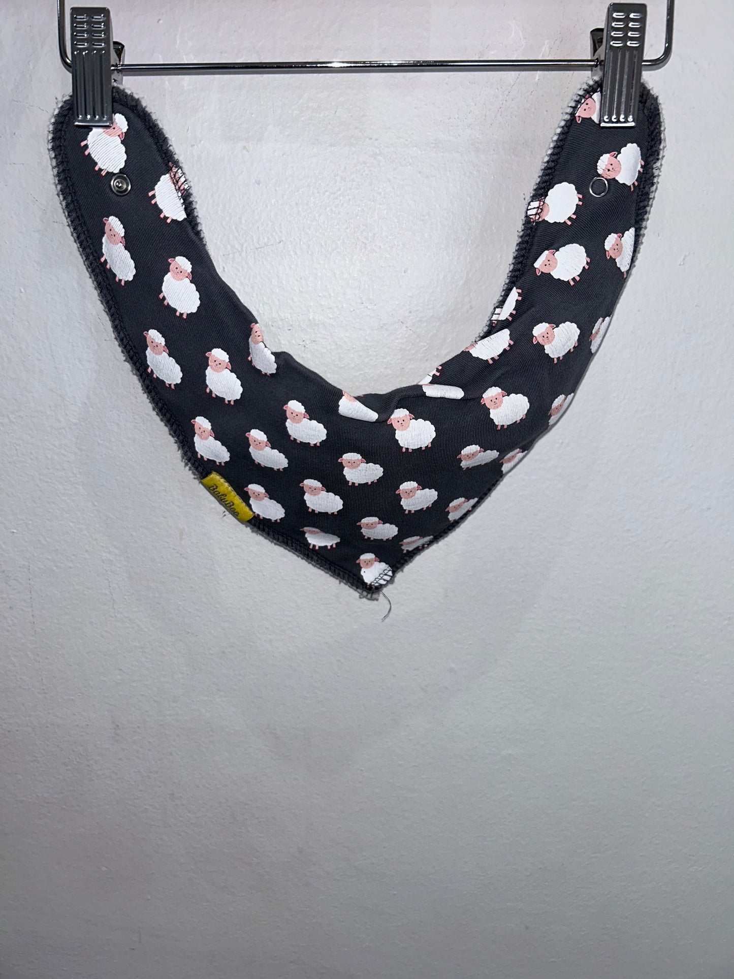 Four pack fleece lined bibs- animals