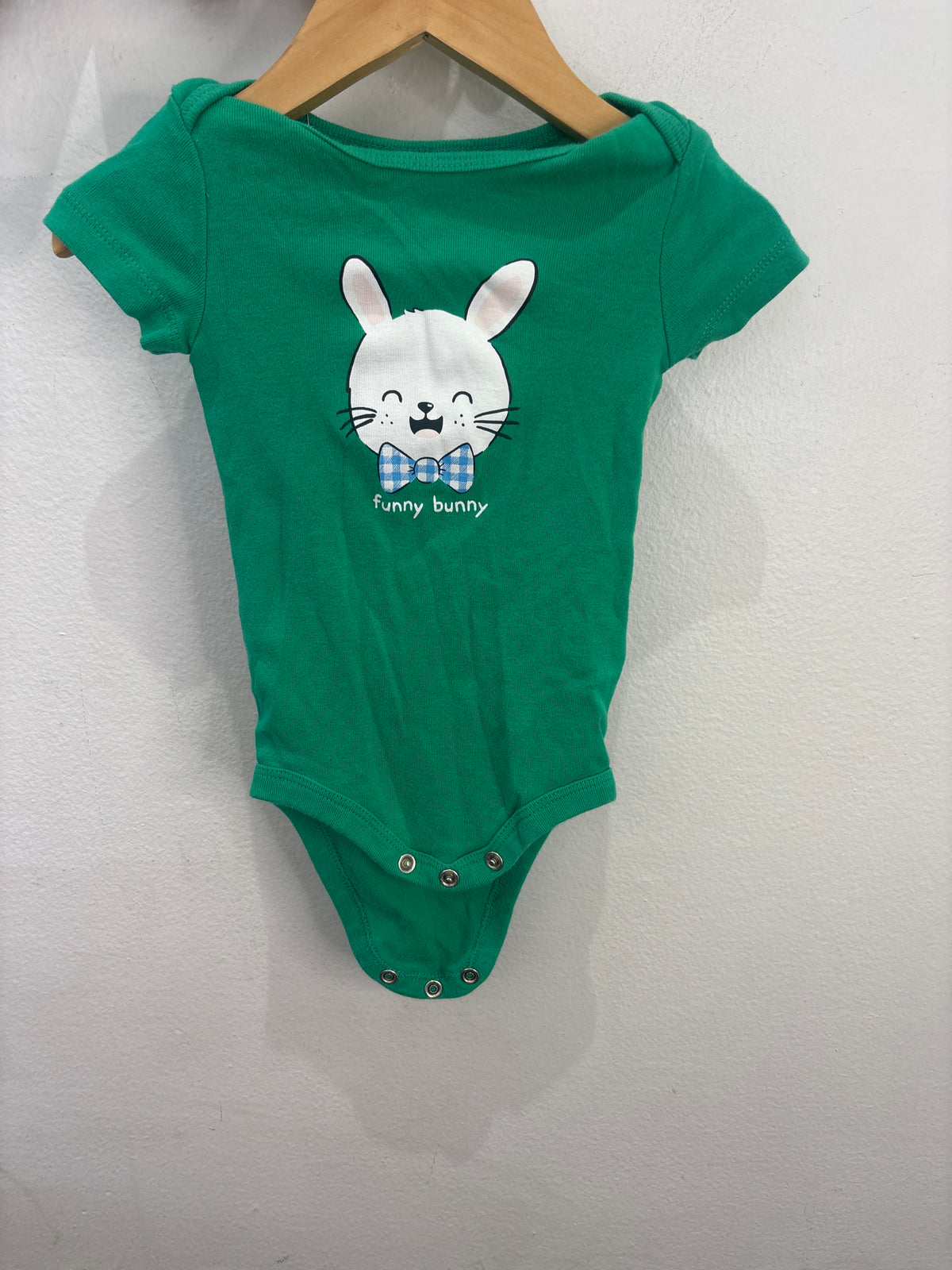 Funny bunny onesie 3-6m