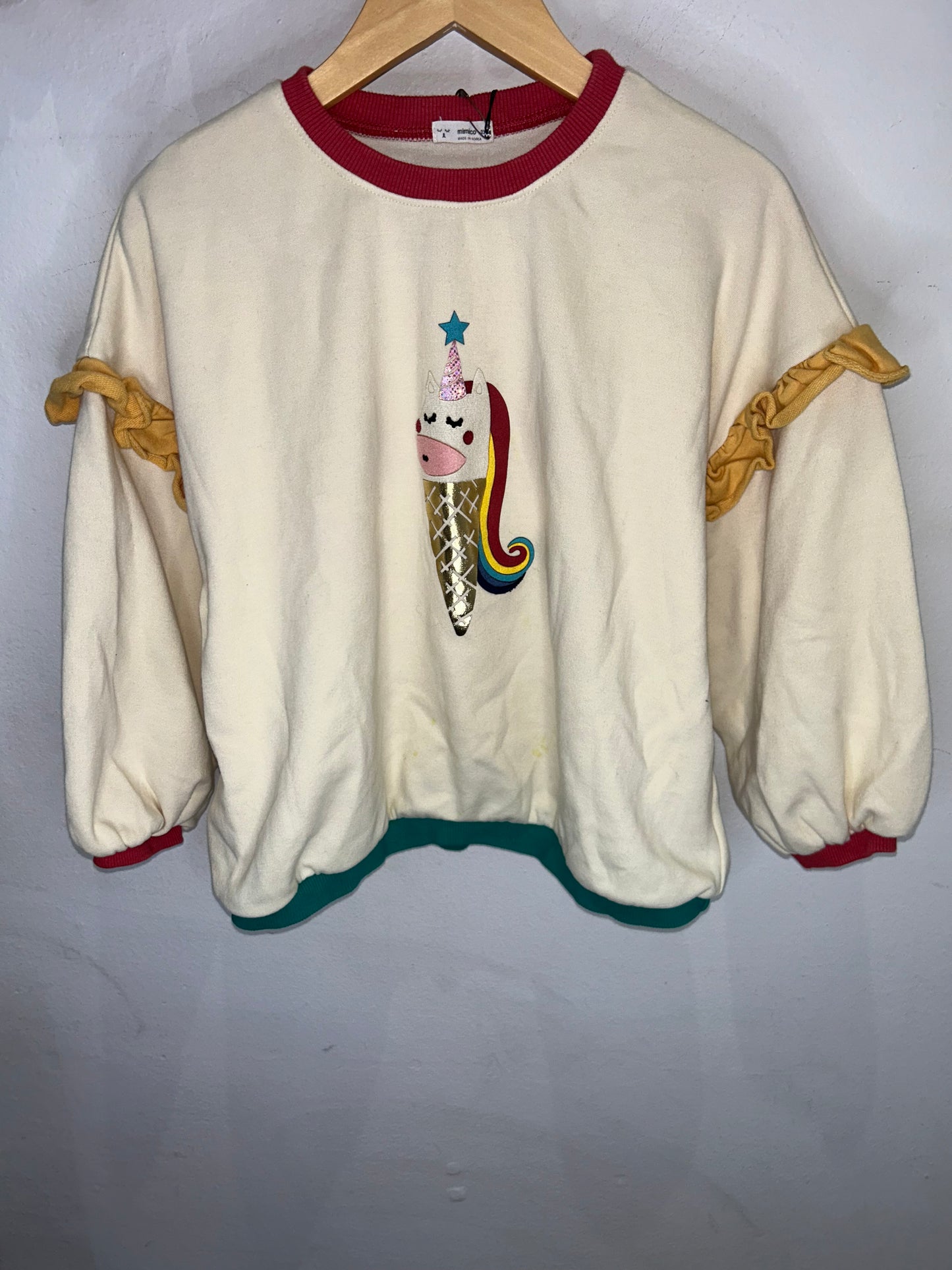 Unicorn Ice Cream Cone 10y