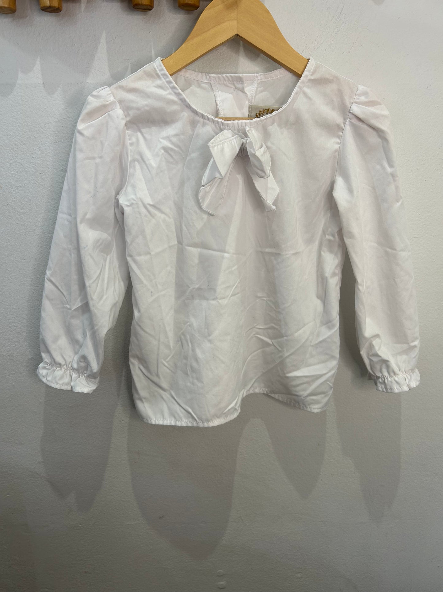 Beaufort Linen Company white blouse 7y