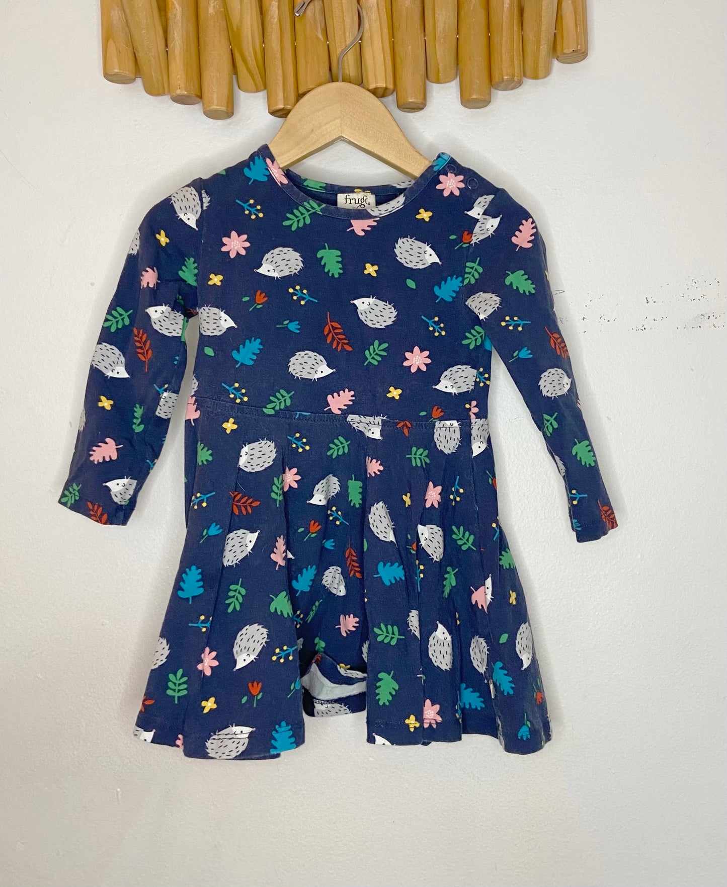 Frugi hedgehogs dress 12-18m
