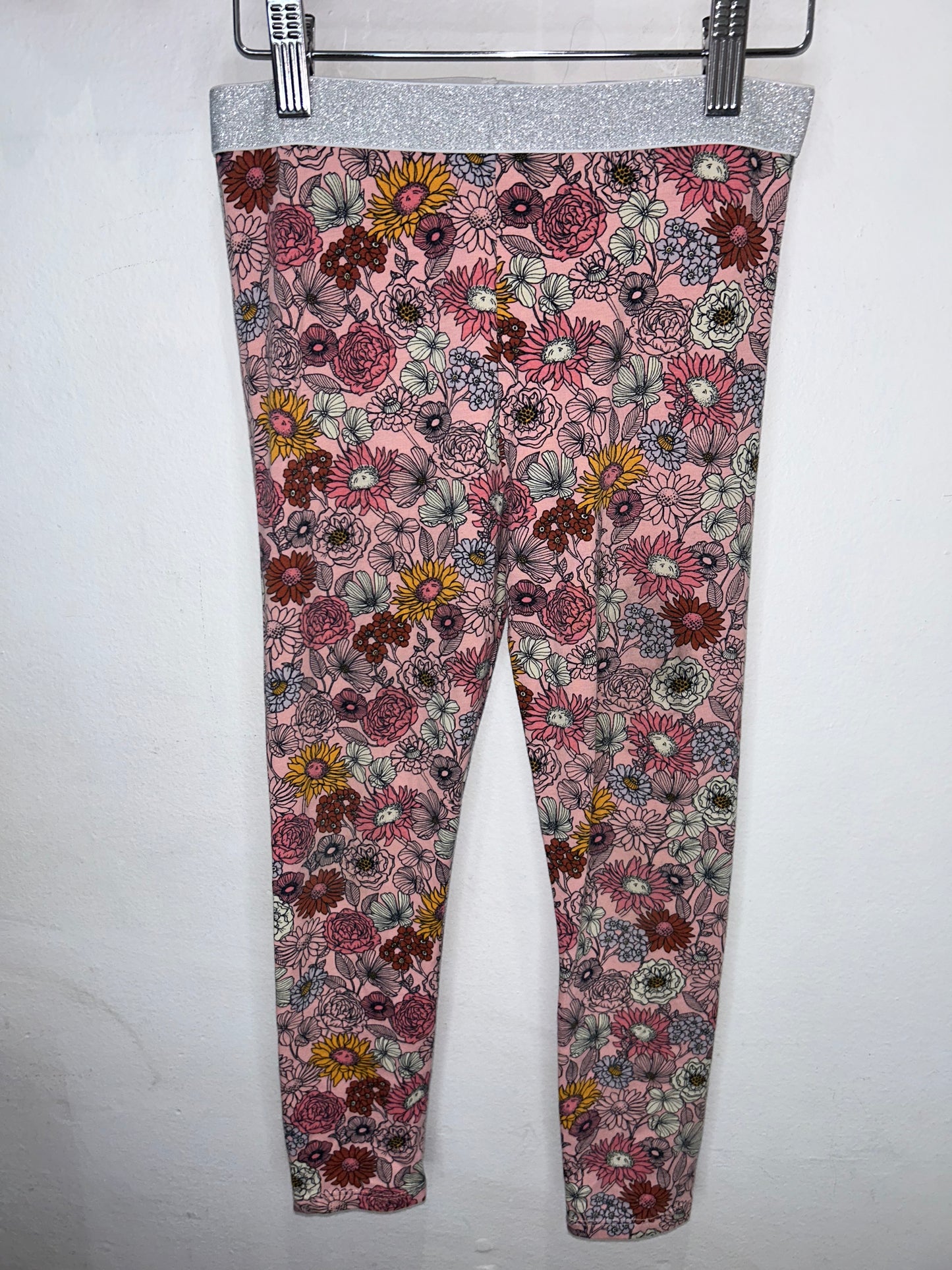 Flower leggings 8y