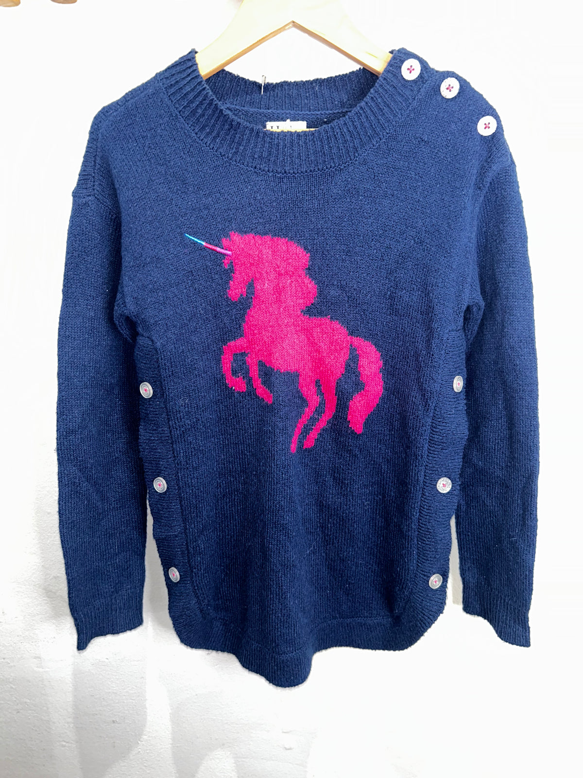 Hatley unicorn sweater dress 7y