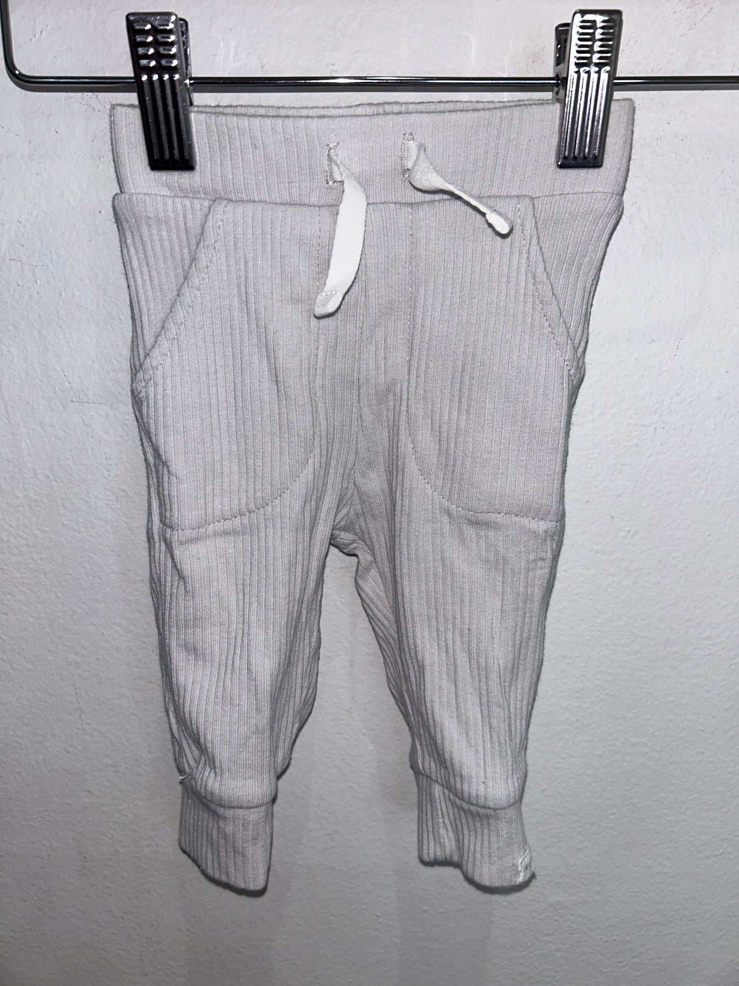 Light grey ribbed set 3m