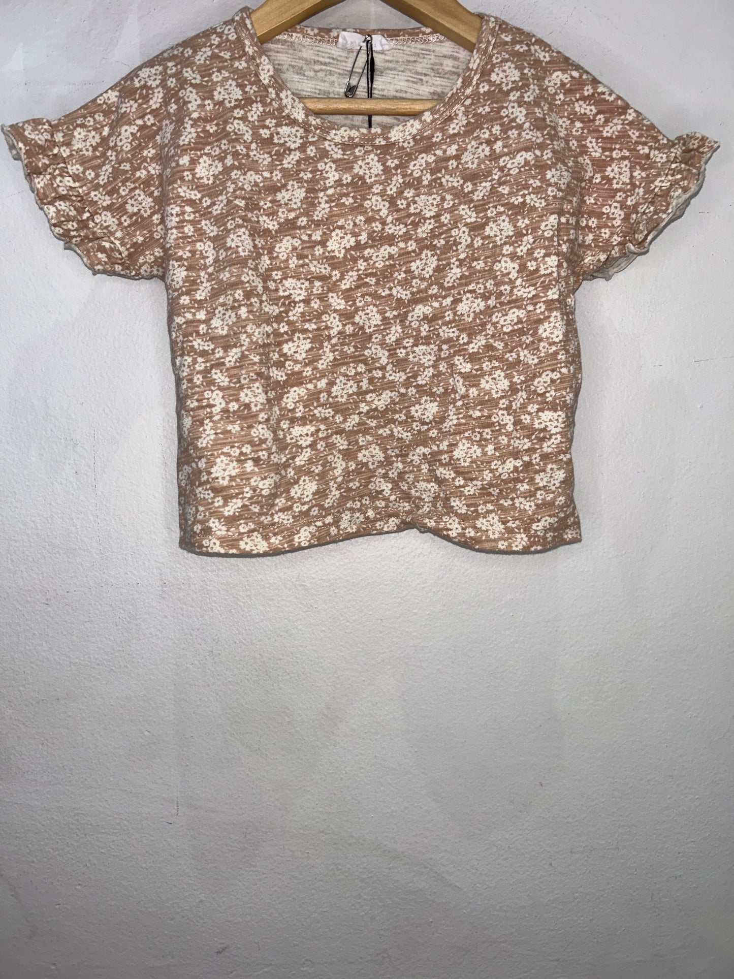 Jamie Kay brown crop tee 3y