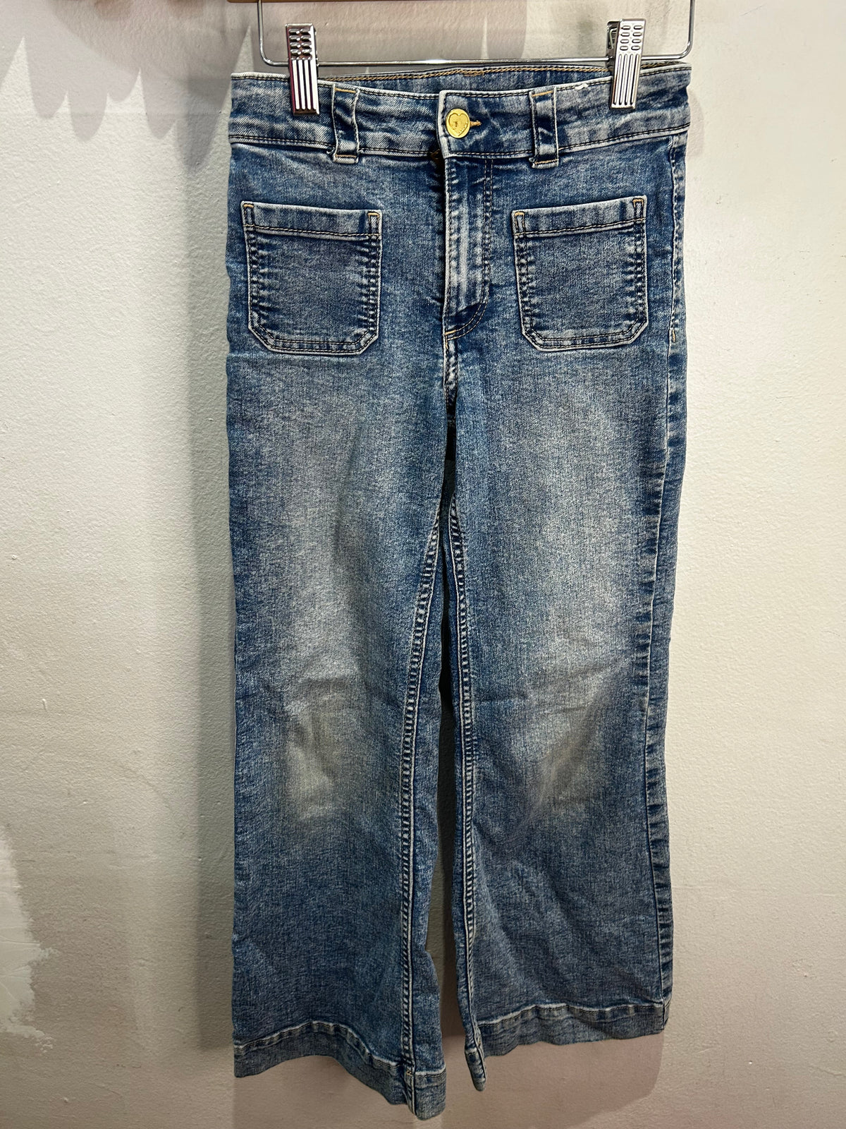 Flared leg jeans 8-9y