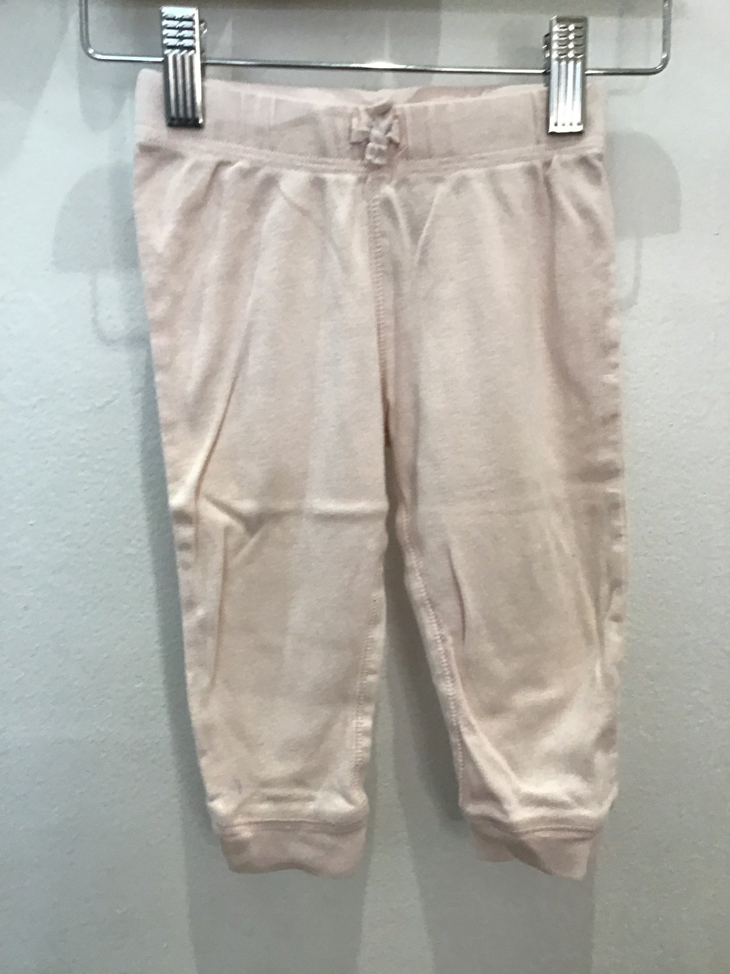 Joggers pink cotton 12-18m