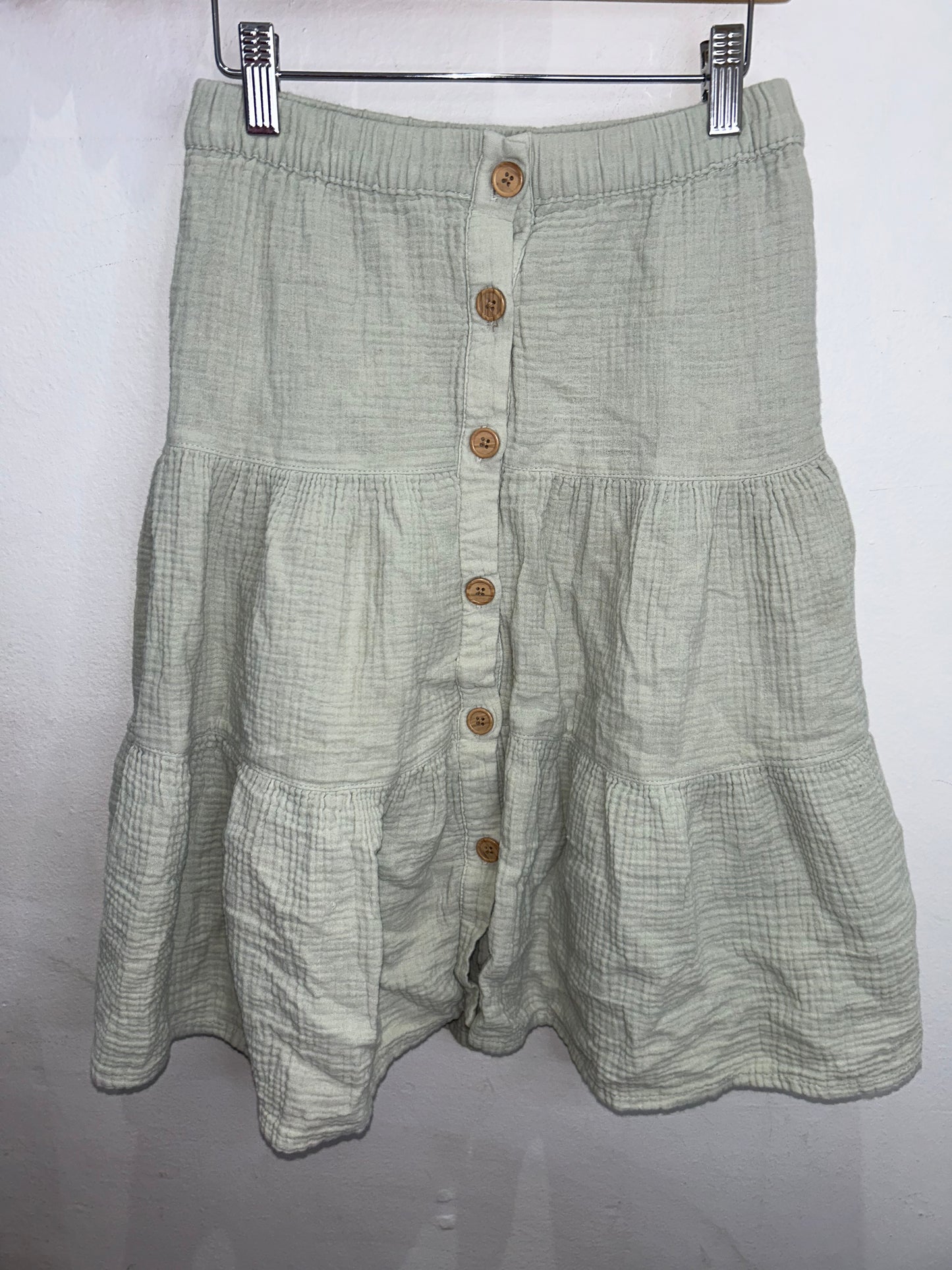 Light sage skirt 10-12y