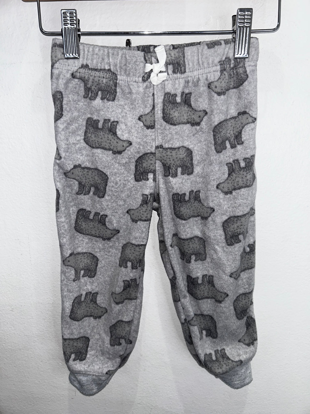 Fleece bear pants 24m