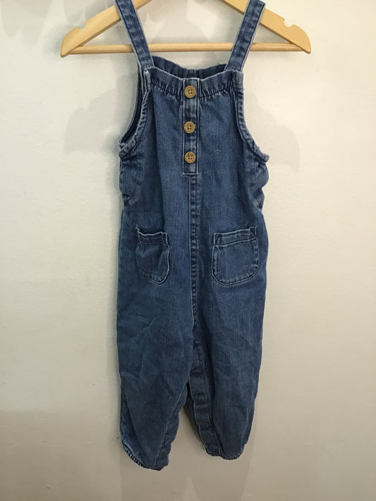Slouchy denim romper 18m
