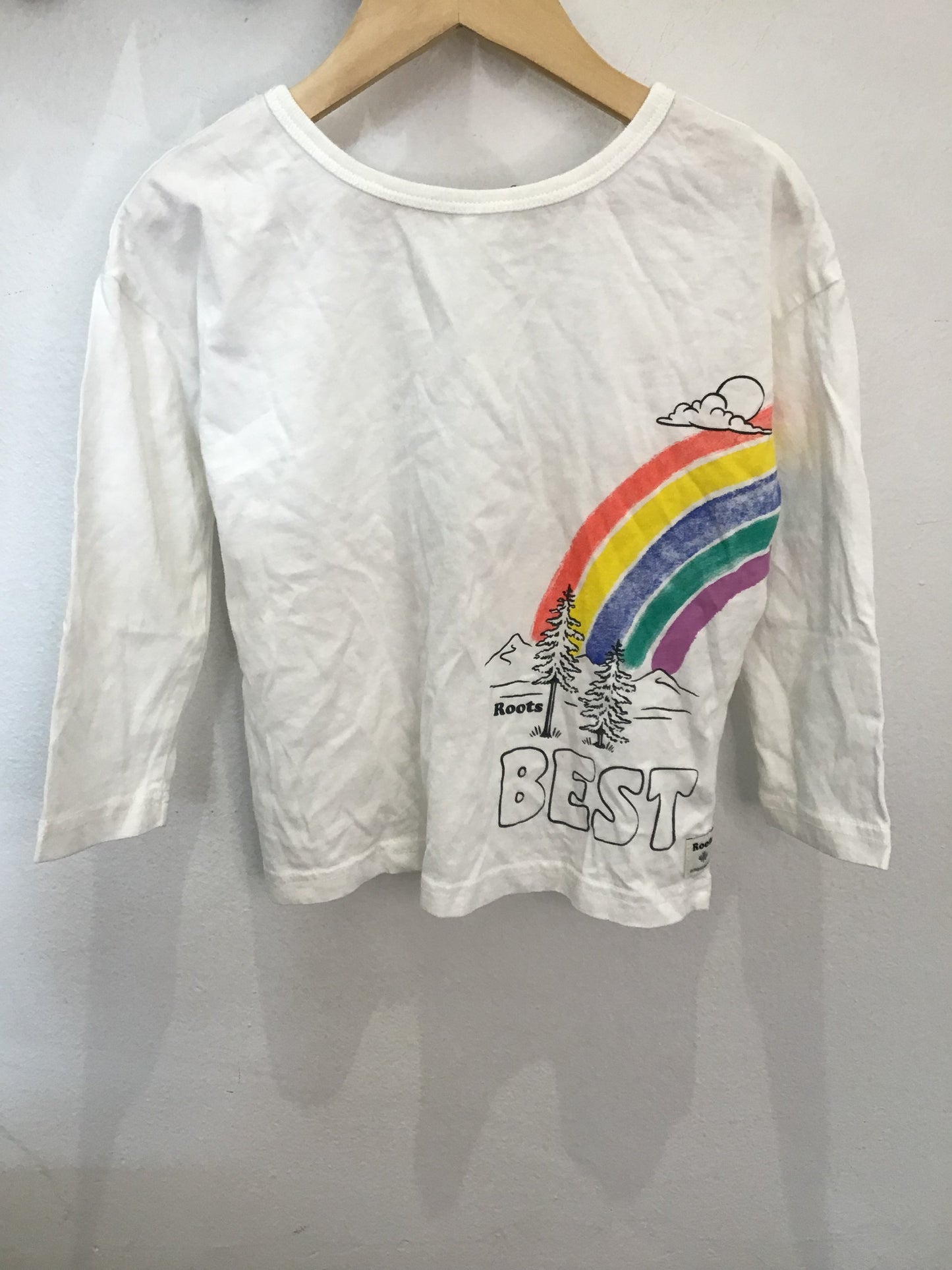 Roots rainbow longsleeve 3y