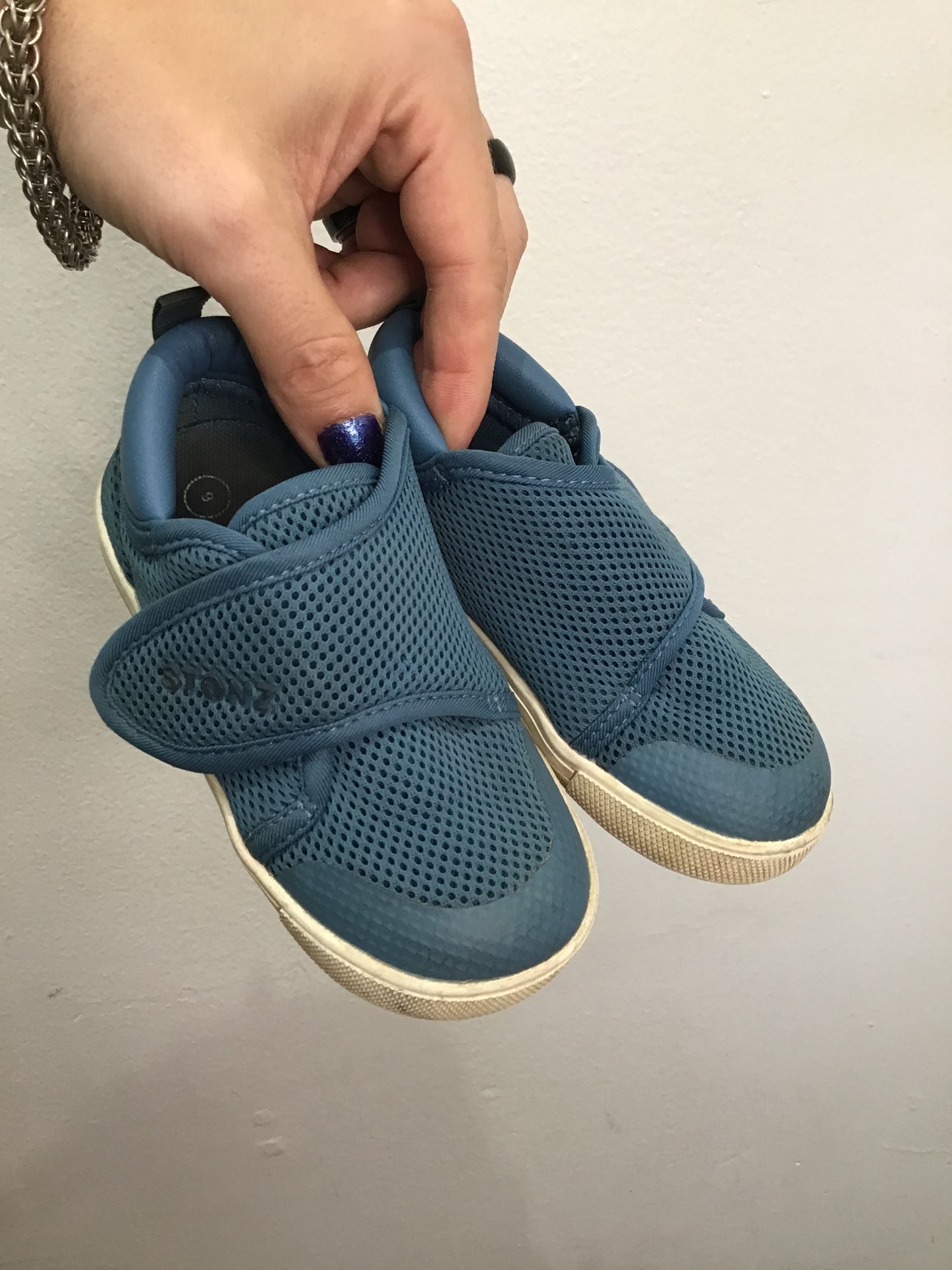C6 blue Stonz shoes
