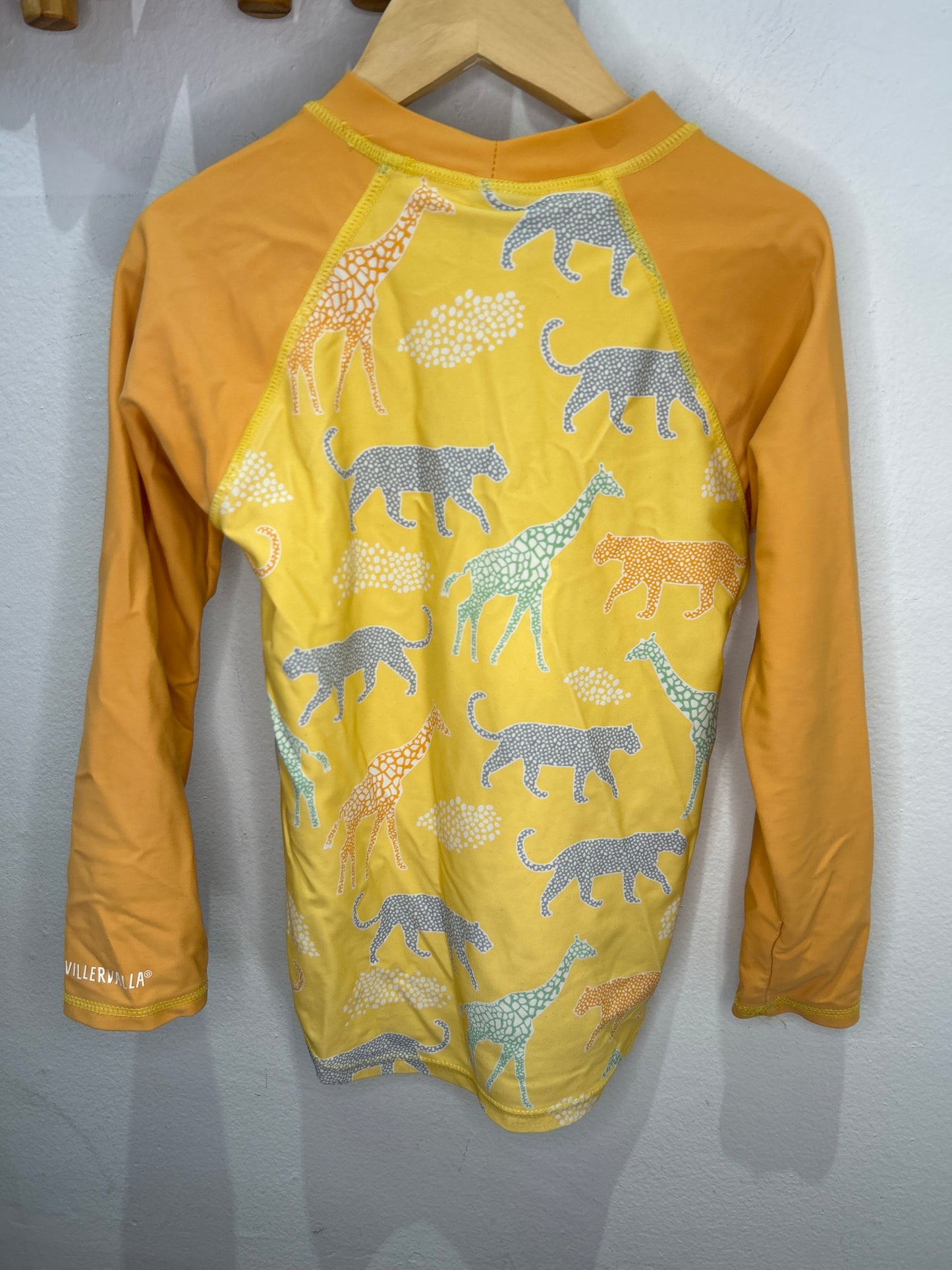 Villervalla animals rashguard 6-7y