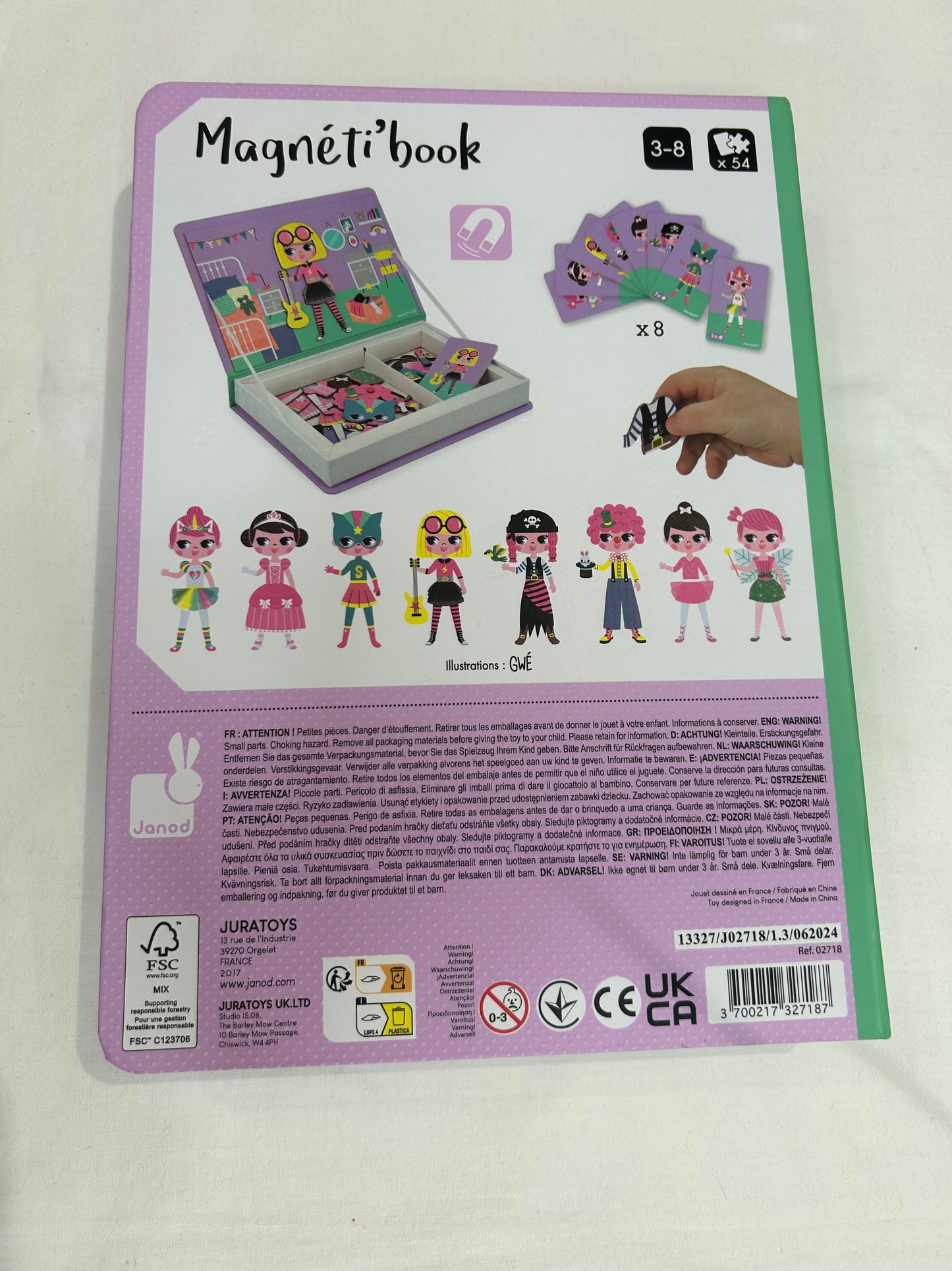 Janod Mgneti'book dressup