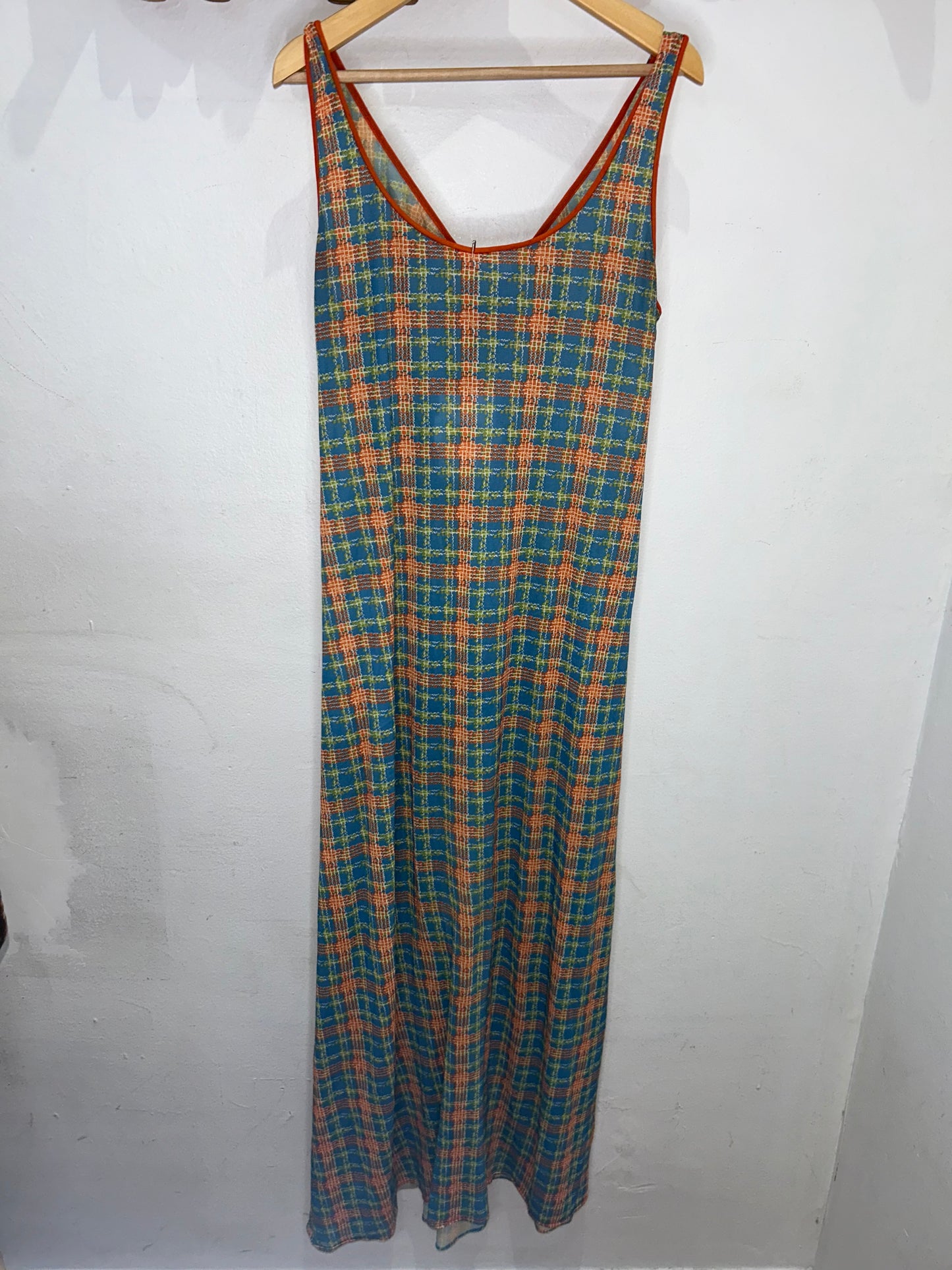 Plaid vintage Dress Adult SM