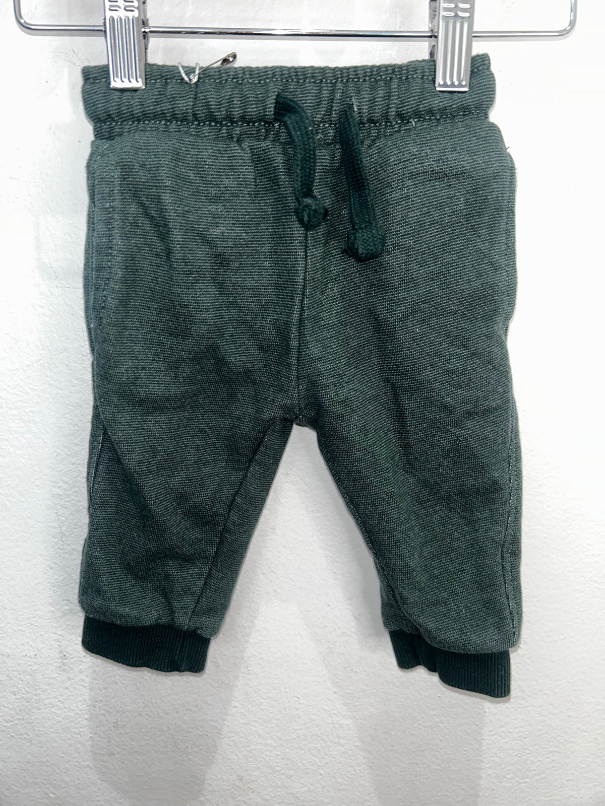 Forest green joggers 6-9m