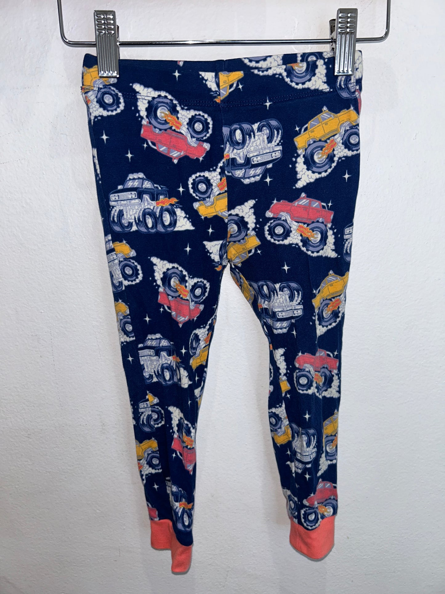 Blue monster truck pyjamas 3y