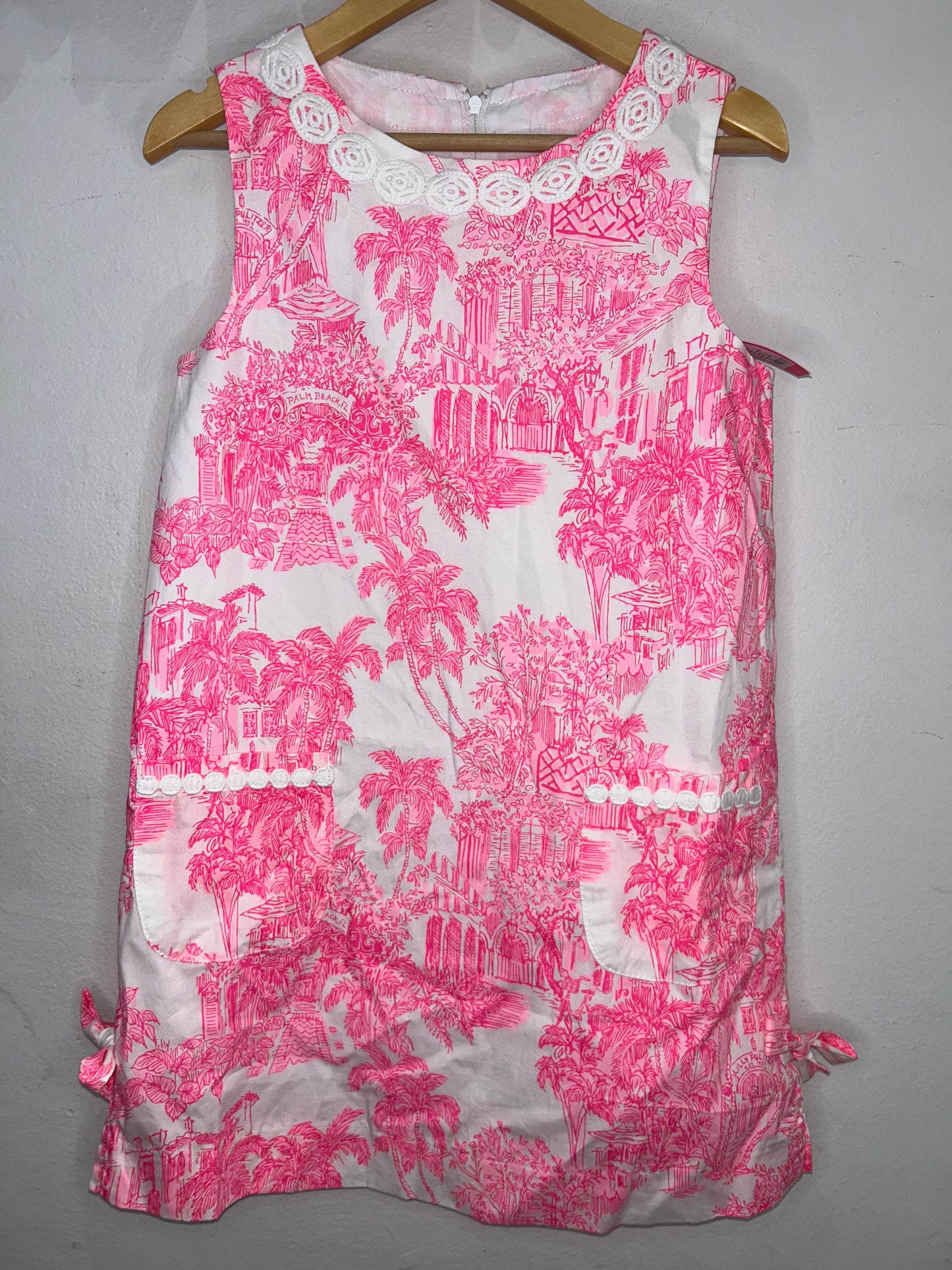 Lilly Pulitzer pink print dress 8y NEW