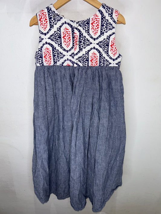 Handmade high low dress 4-6y